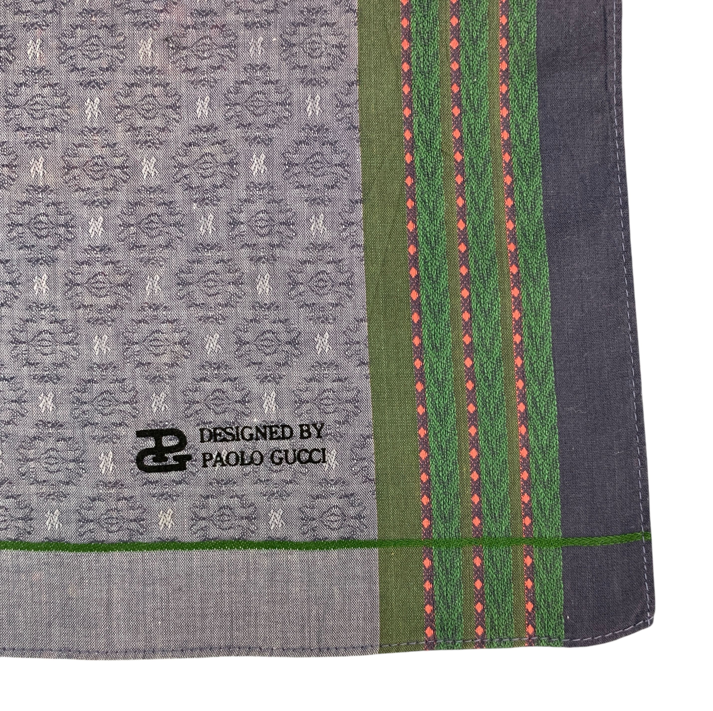 Paolo Gucci × Vintage Vintage Paolo Gucci Neckerchief/Handkerchief - HKA920 Size ONE SIZE - 9 Thumbnail