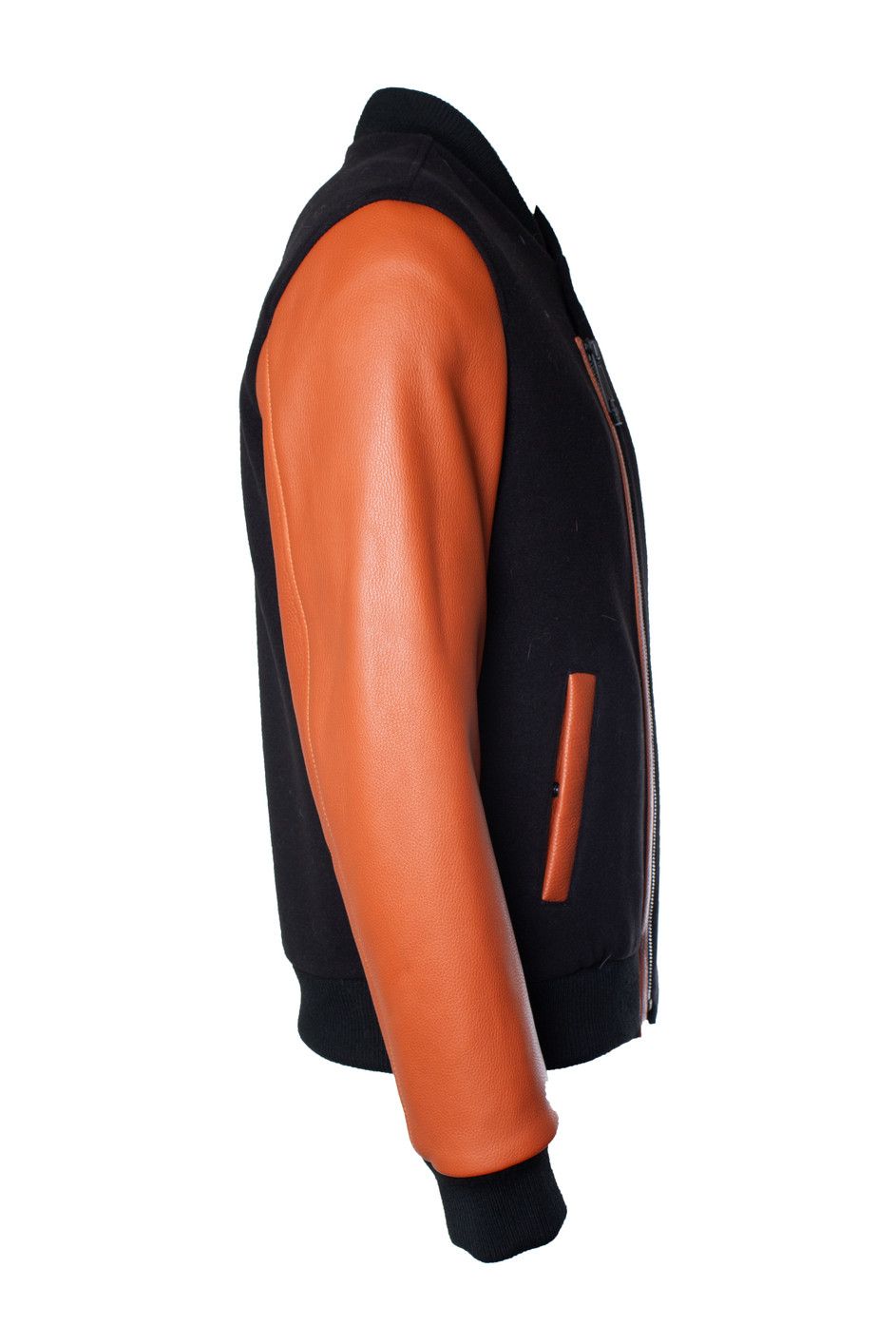 Philipp Plein Philipp Plein, bomber with orange leather sleeves Size US L / EU 52-54 / 3 - 2 Thumbnail