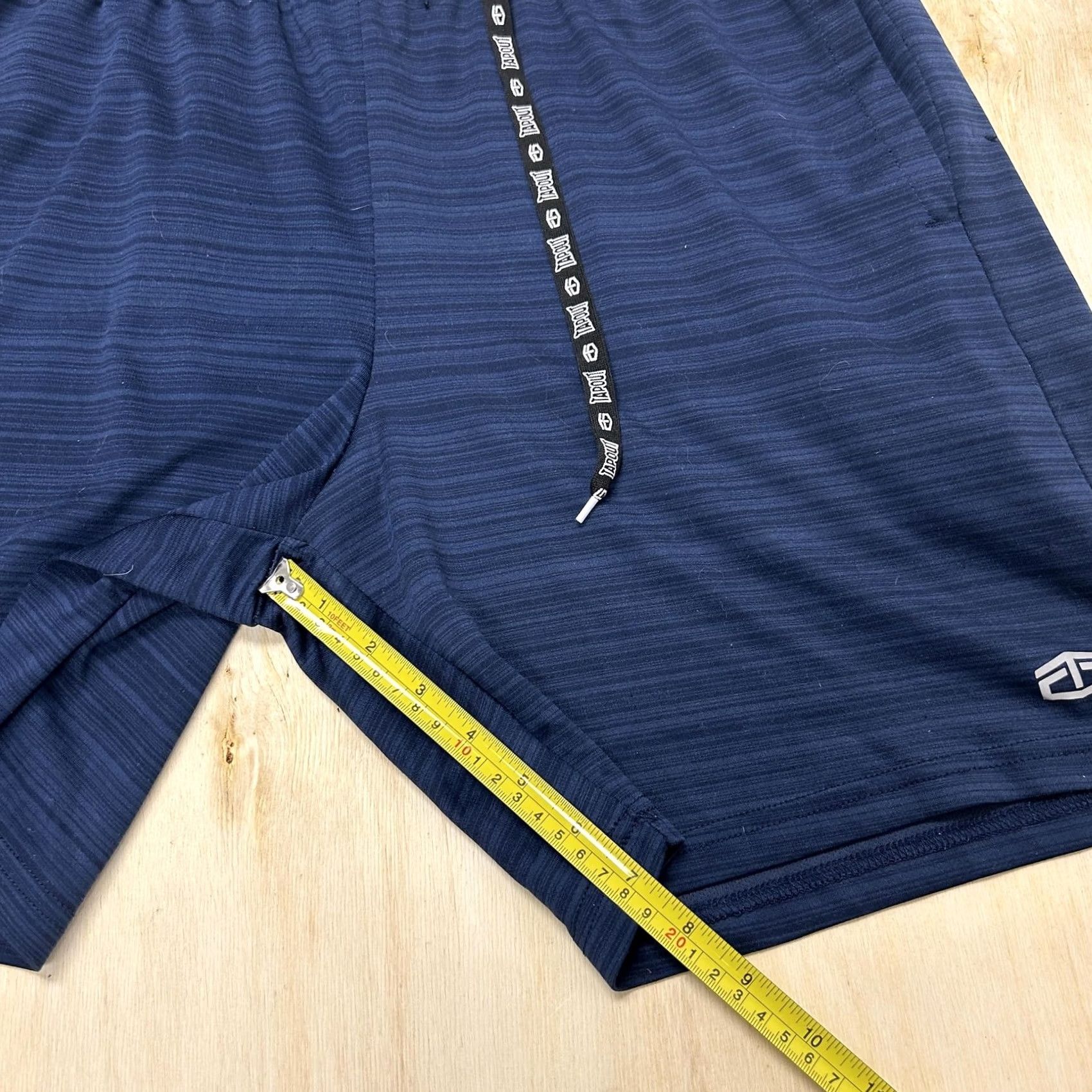 Tapout Tapout Shorts Mens Large Blue Jersey Athletic Gym Running Drawstring Training Size US L / EU 52-54 / 3 - 6 Thumbnail