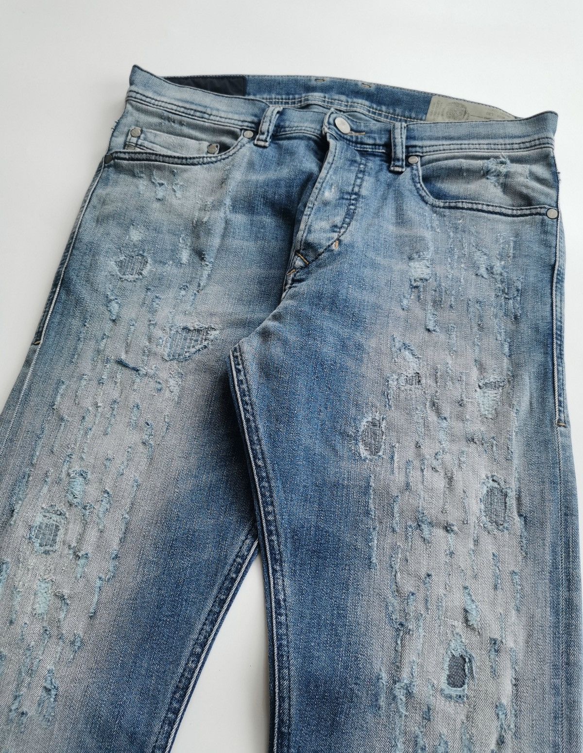 Diesel Boro Tepphar Slim Carrot Denim Jeans