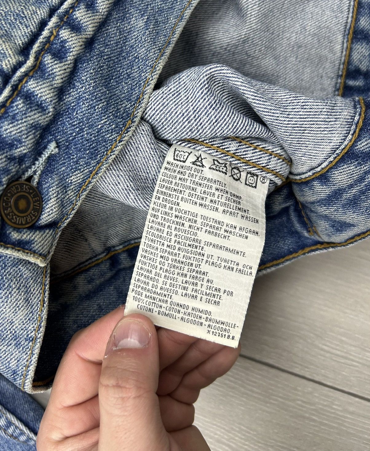 Levi's × Vintage Levi’s Vintage Denim Jacket Blue Size M Size US M / EU 48-50 / 2 - 8 Thumbnail