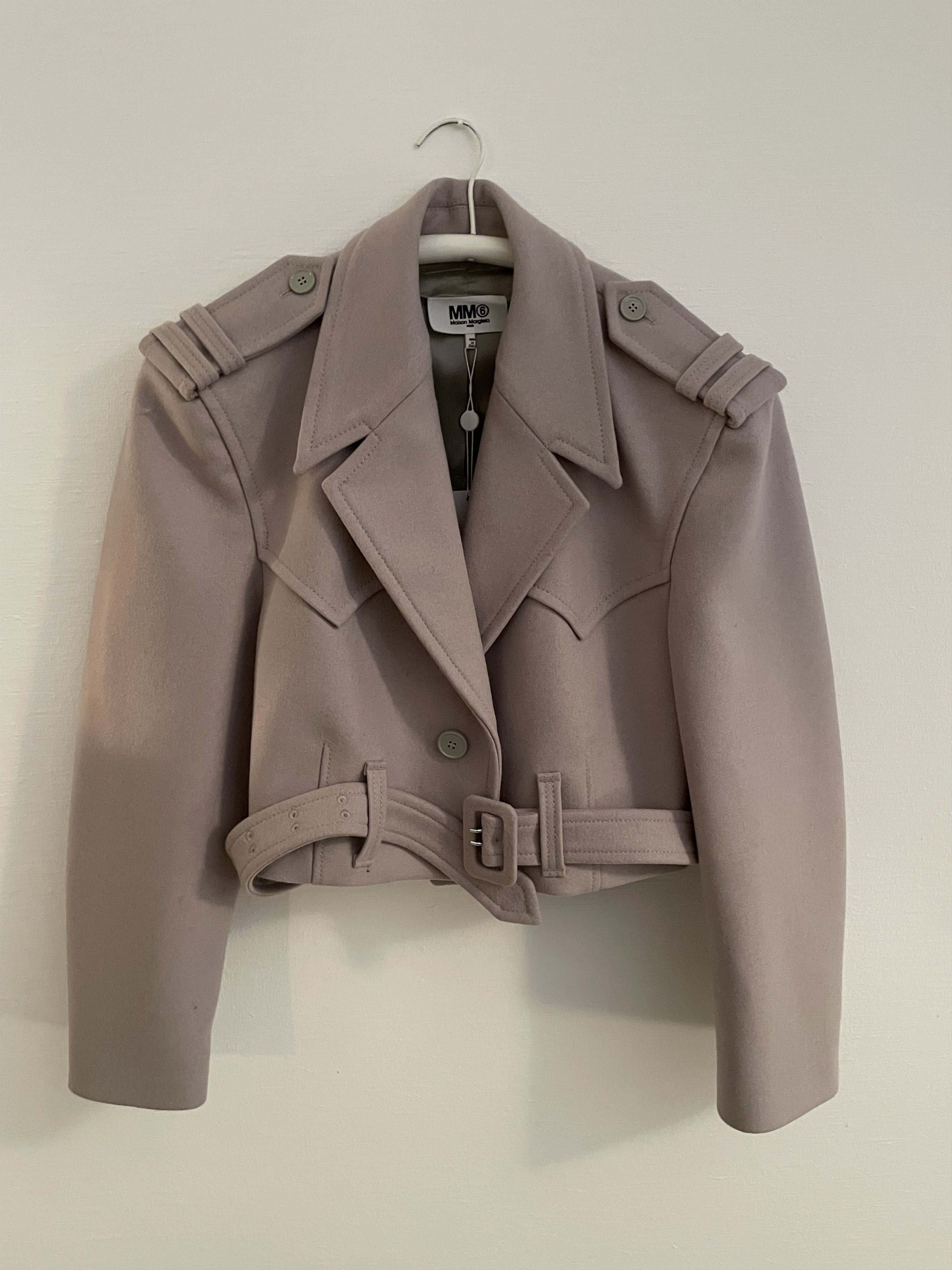 MM6 MM6 Trench Wool Jacket Size L / US 10 / IT 46 - 1 Thumbnail