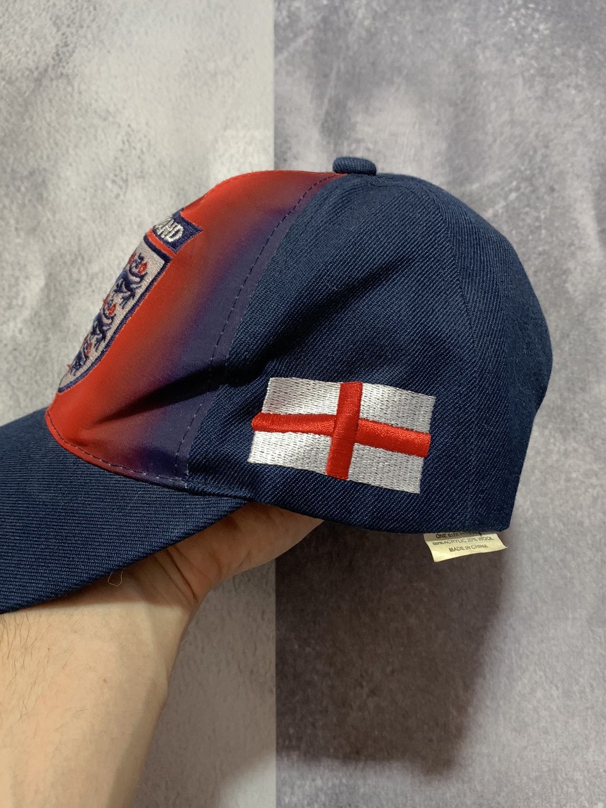 Vintage Vintage Y2K England Brazil World Cup big logo streetwear cap Size ONE SIZE - 3 Thumbnail