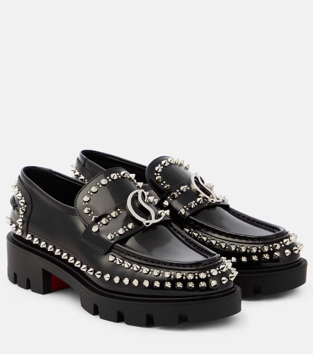 Christian Louboutin o1s1wg110924 Loafers in Black Size US 9 / IT 39 - 1 Thumbnail