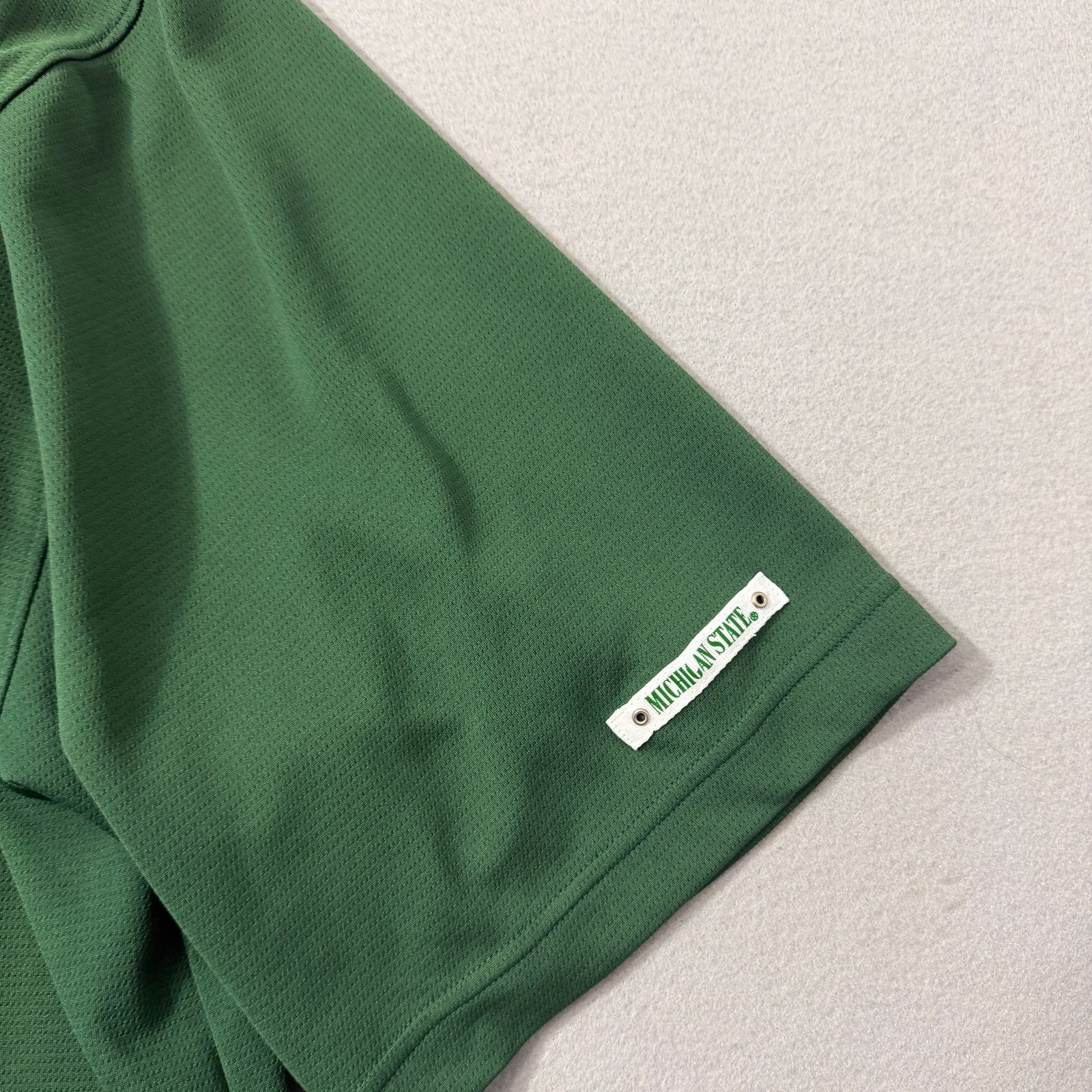 Nike Nike Michigan State Spartans Polo Shirt Men's Large Green Size US L / EU 52-54 / 3 - 7 Thumbnail