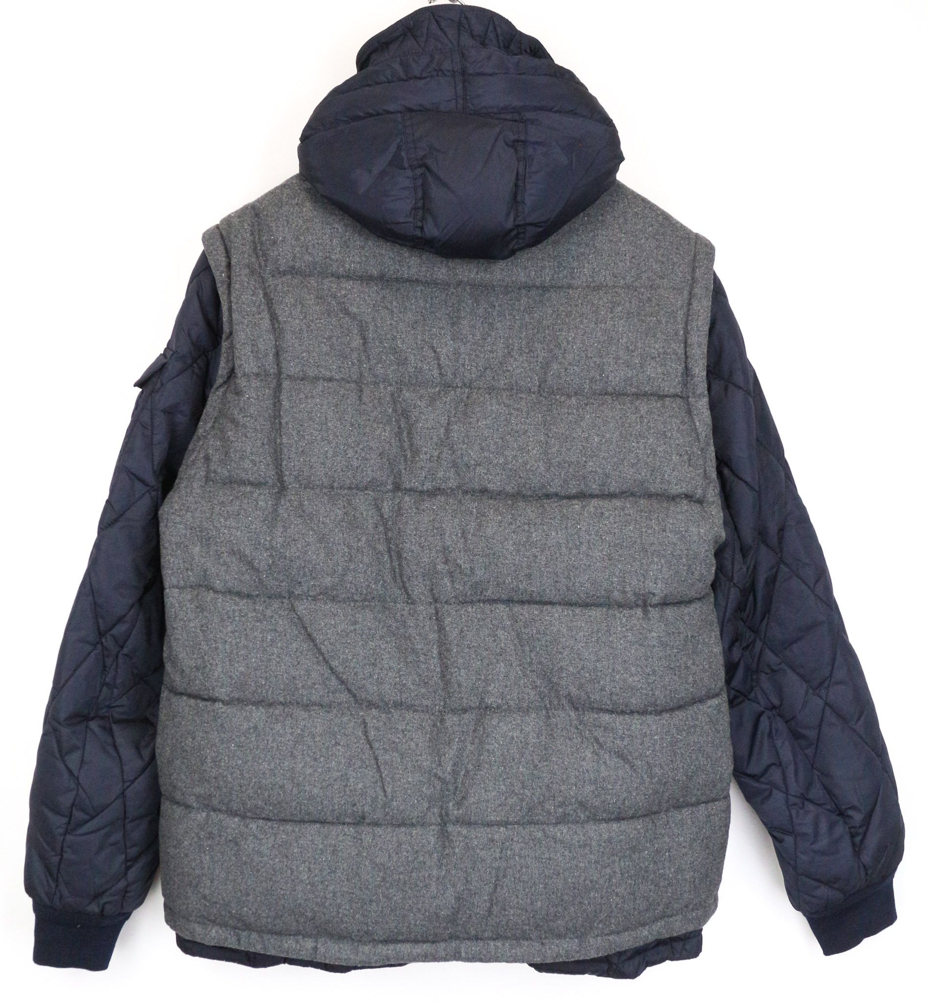 Scotch & Soda AMS COUTURE XL Grey Blue Wool Blend Gilet Jacket 76161 Size US XL / EU 56 / 4 - 2 Thumbnail