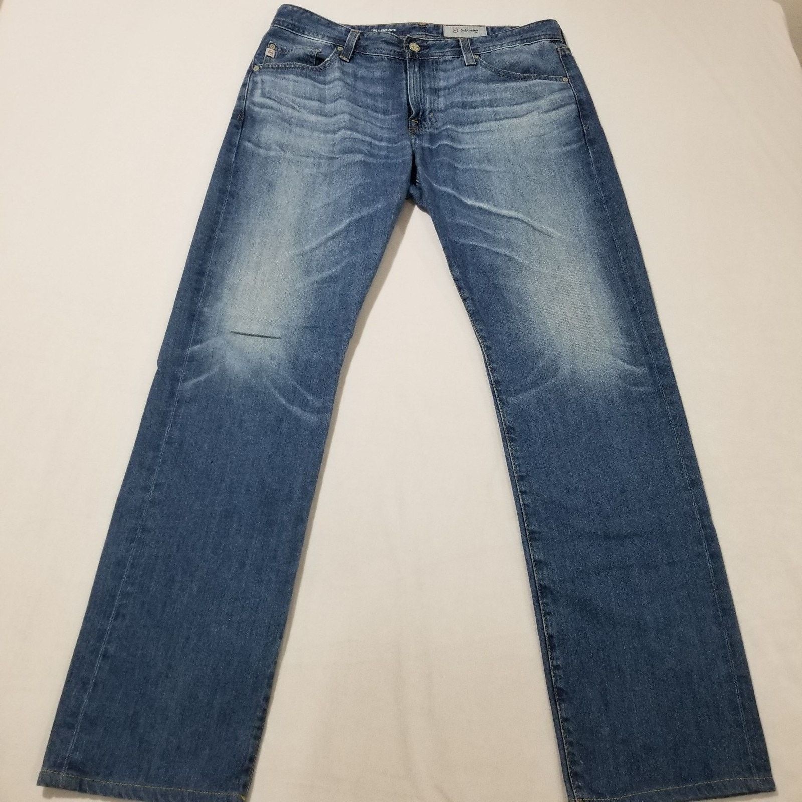 AG Adriano Goldschmied AG Adriano Goldschmied Jeans 32X31 The Graduate Tailored Size US 32 / EU 48 - 10 Thumbnail