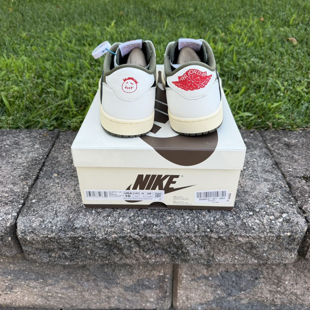 Nike × Off-White Nike x Travis Scott Air Jordan 1 Low ‘Medium Olive’ Size 10 Size US 10 / EU 43 - 6 Thumbnail