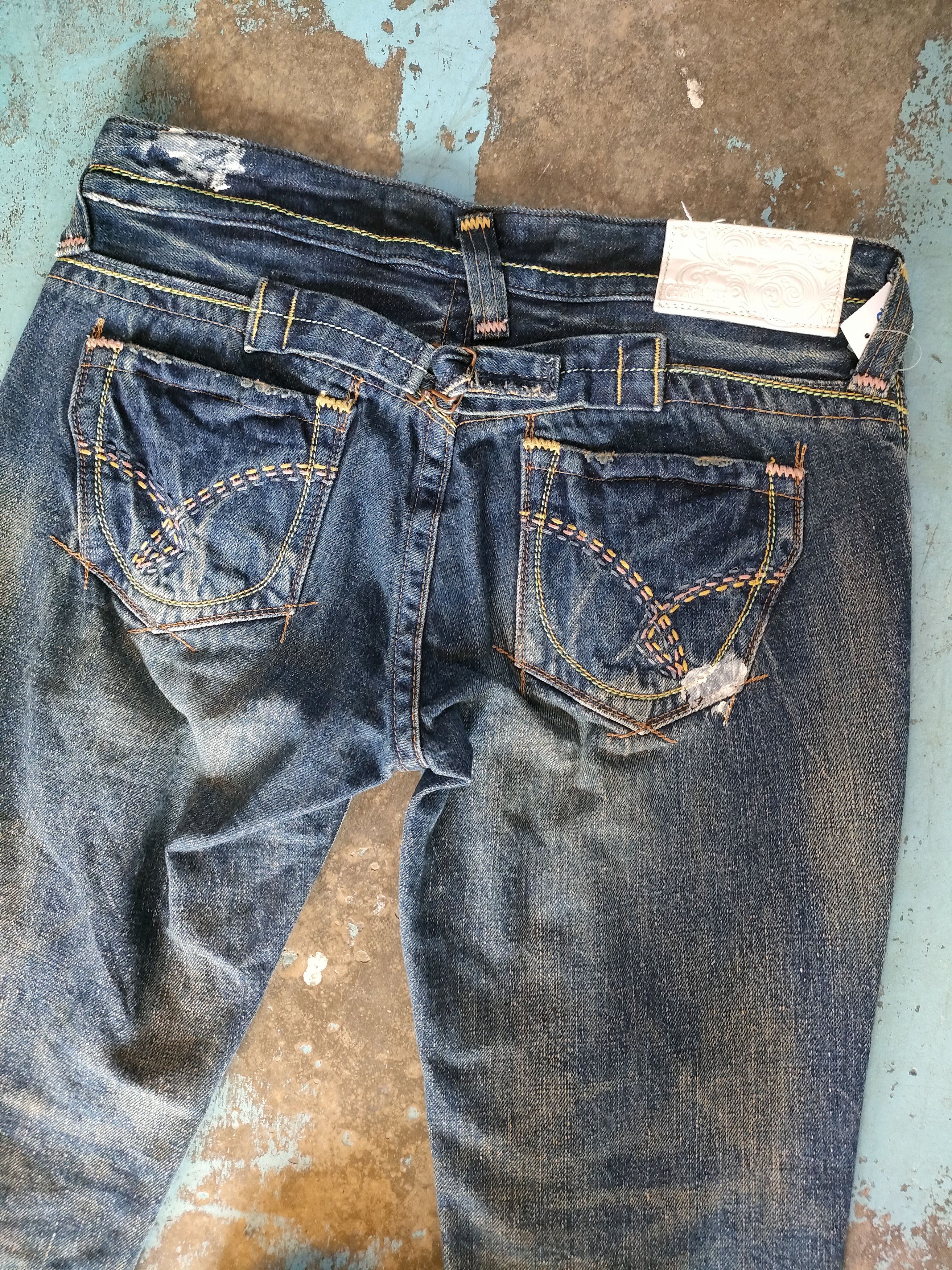 If Six Was Nine Georgia Love Painting Jeans Size US 32 / EU 48 - 3 Thumbnail