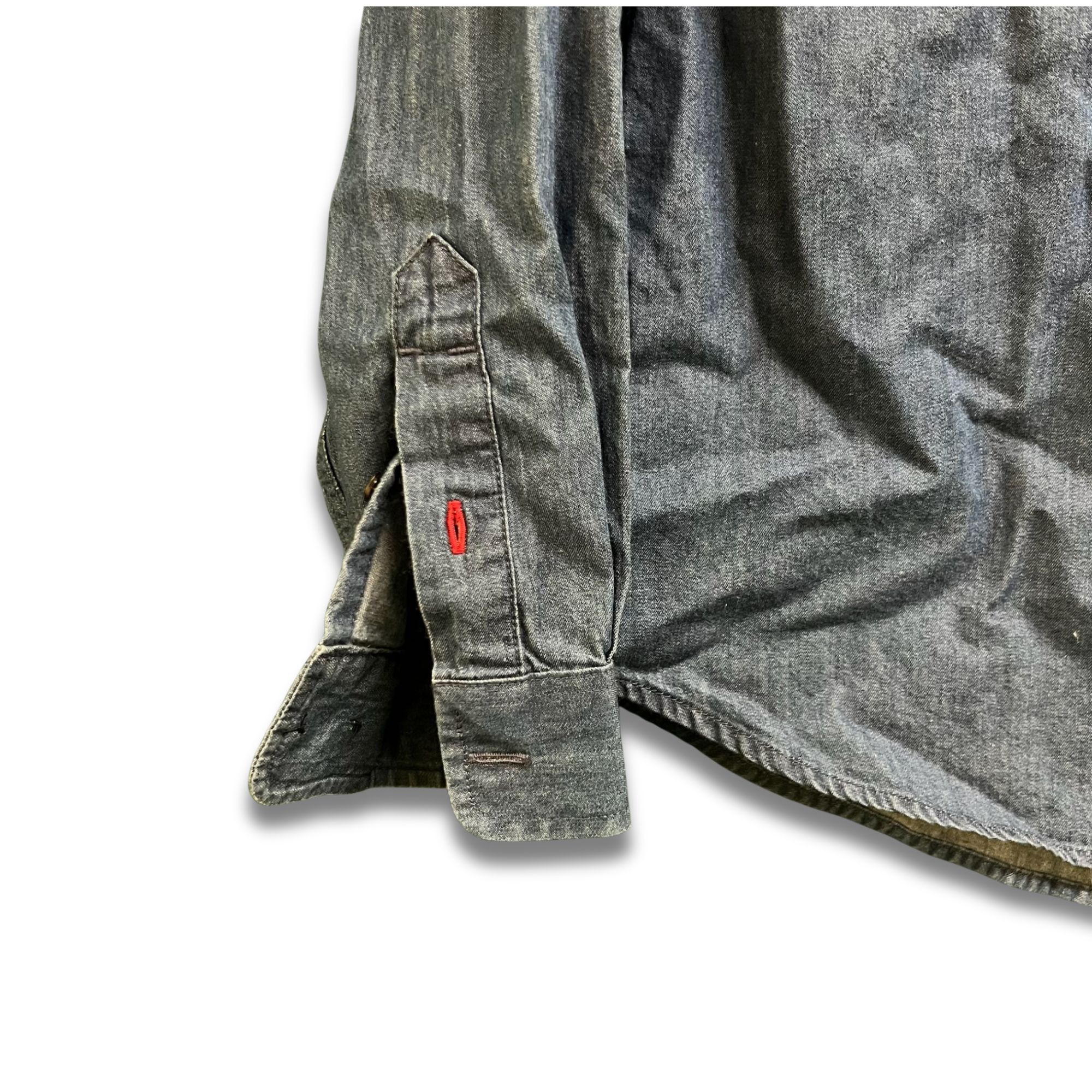 Cutter & Buck CUTTER & BUCK Vintage Long Sleeve Gray Denim Button Down Shi Size US S / EU 44-46 / 1 - 6 Thumbnail