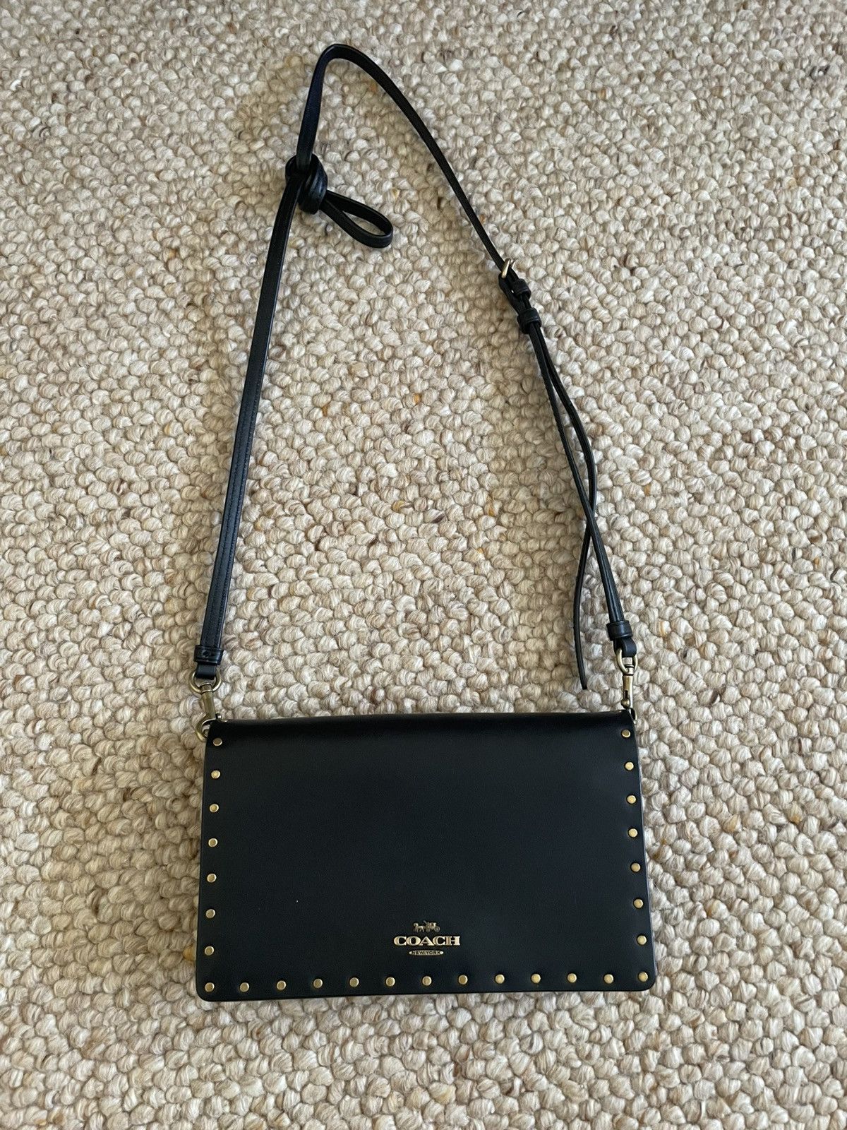 Coach Coach Hayden Foldover Crossbody Clutch with Rivets Size ONE SIZE - 1 Thumbnail