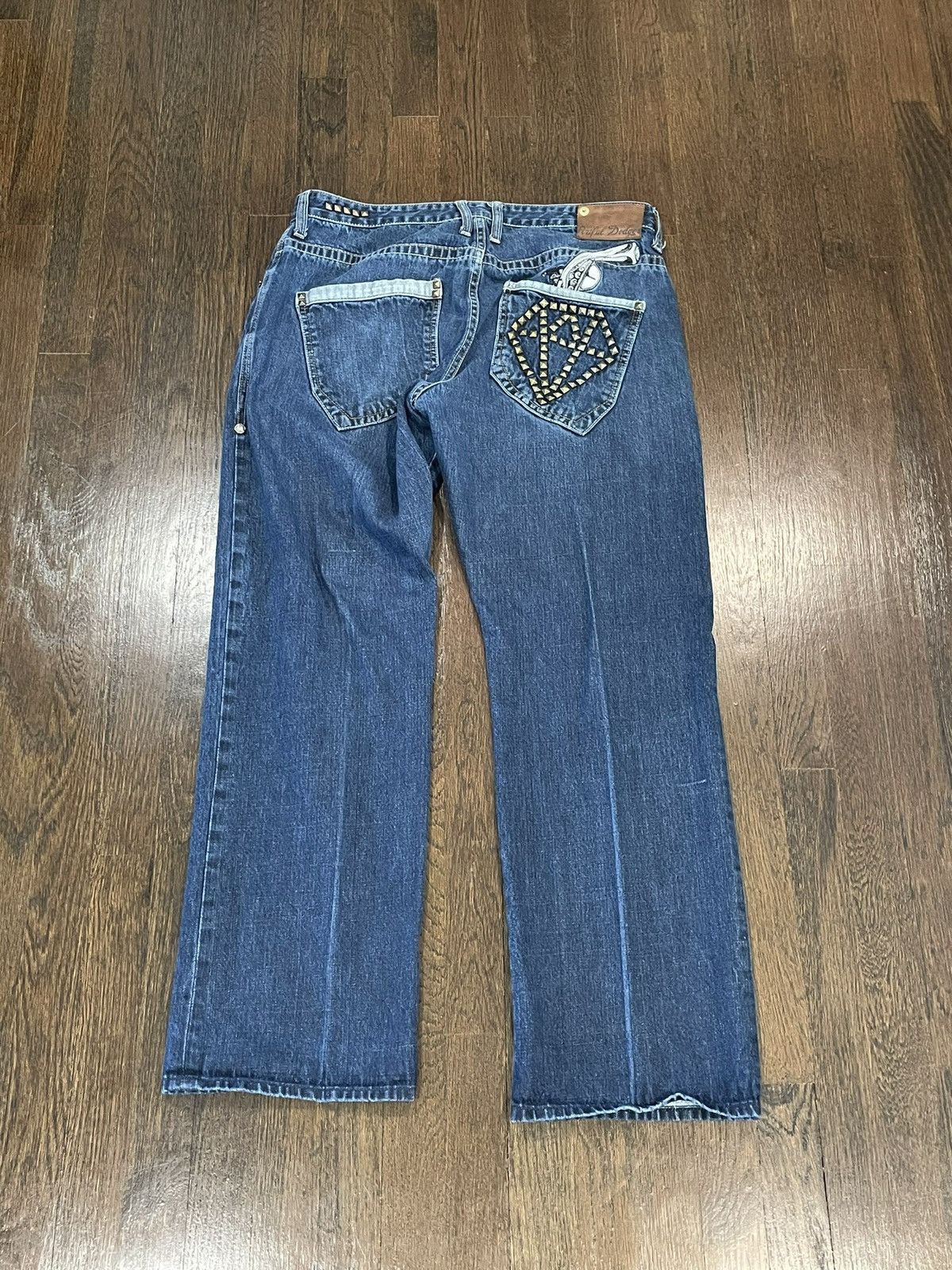Other Rare vintage Y2K studded jeans Size US 36 / EU 52 - 2 Thumbnail