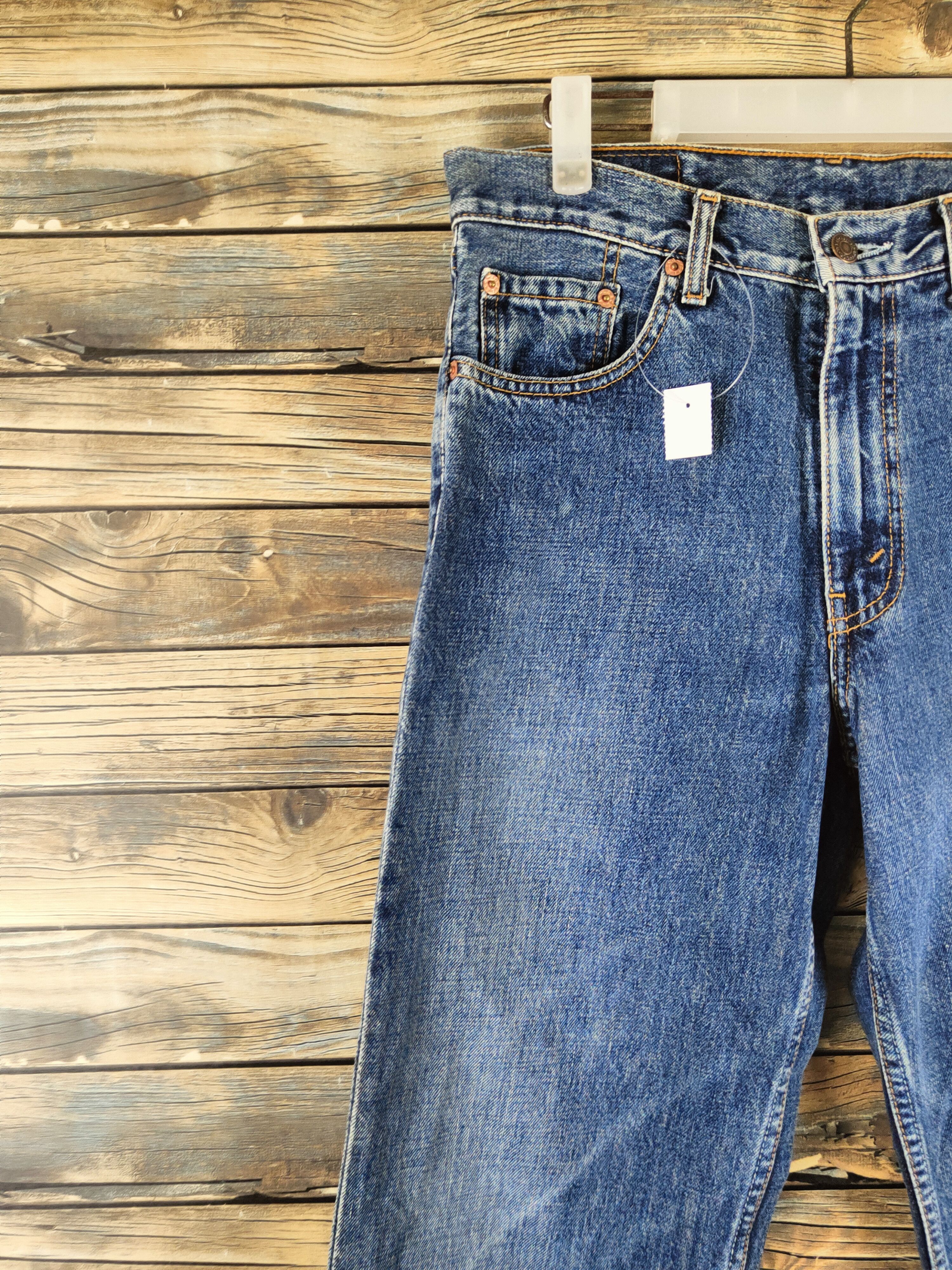 Levi's Levi's Blue Distressed Ripped Jeans #S2815 Size US 30 / EU 46 - 3 Thumbnail