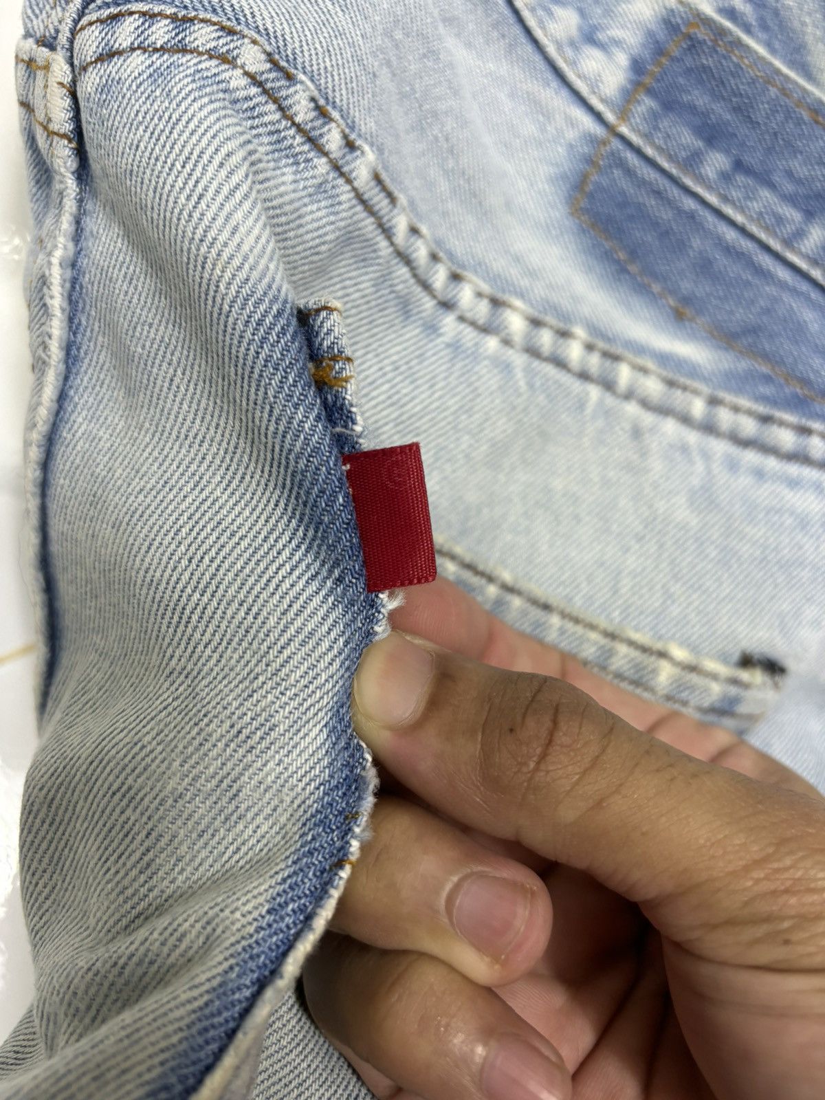 Levi's VTG 80s Levi's 501 Redline #524 Size US 29 - 14 Thumbnail