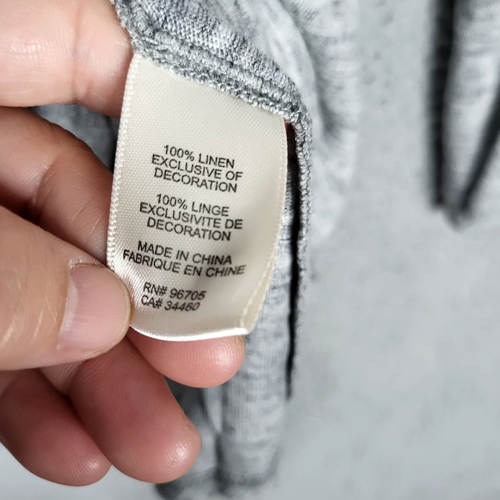 Rebecca Taylor Rebecca Taylor Women's Knit Top 3/4 Sleeve Size XS Linen Gray Round Neck Casual Basic All Seasons Knit Top Mens Womens Girls Size XS / US 0-2 / IT 36-38 - 5 Thumbnail