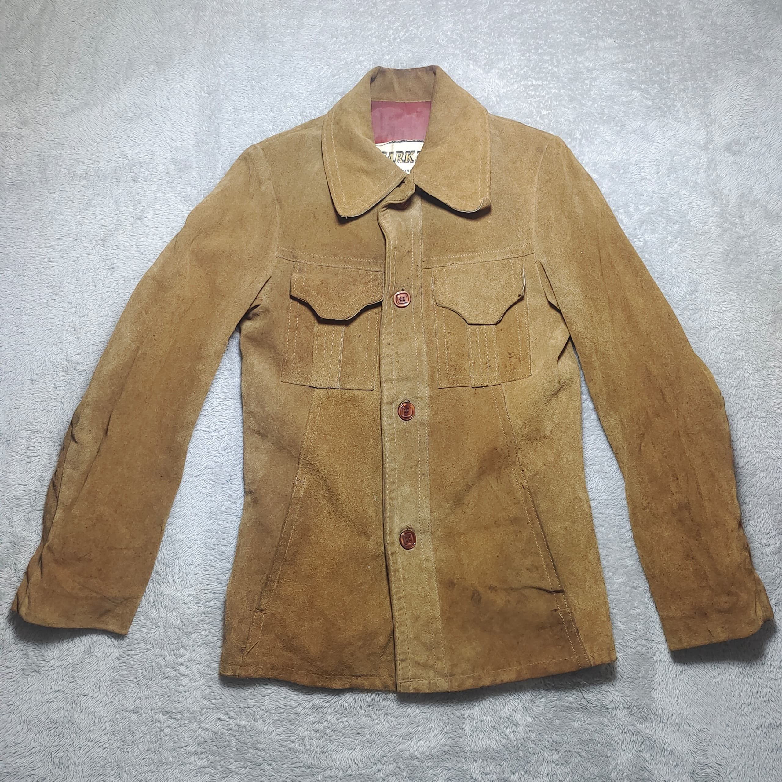 Genuine Leather VINTAGE 70'S MARK IV LINED LEATHER JACKET SIZE 36 Size US XXS / EU 40 - 1 Thumbnail