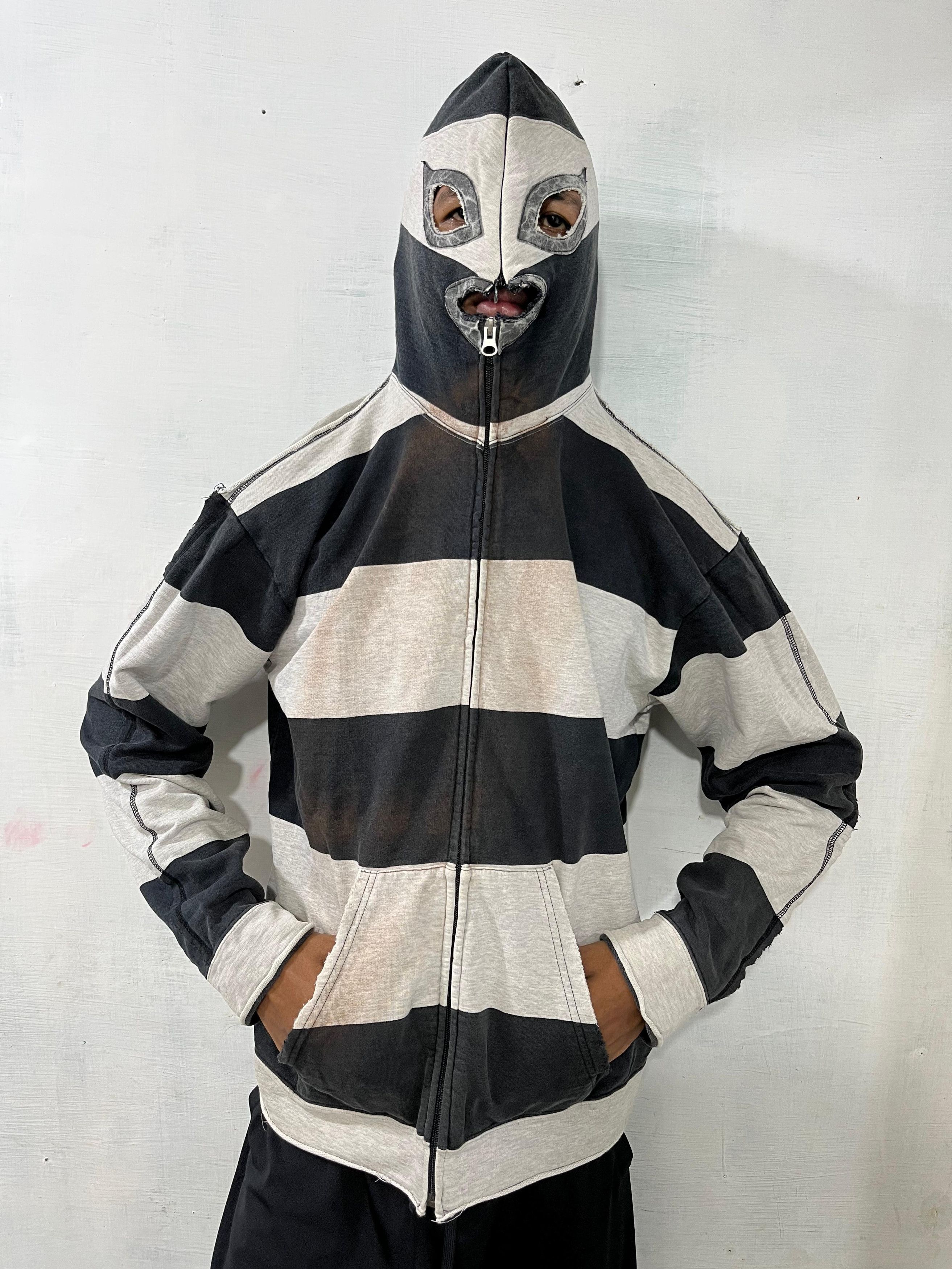 PPFM 💥Rare💥2000's PPFM Prisoner Mask Hoodie Size US L / EU 52-54 / 3 - 1 Thumbnail