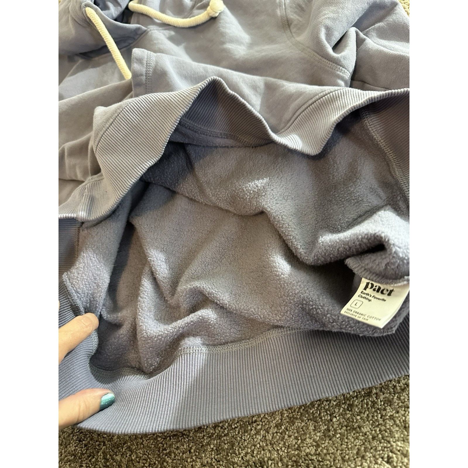 Other Pact Unisex Size Large L 100% Organic Cotton Pullover Hoodie Size L / US 10 / IT 46 - 10 Thumbnail