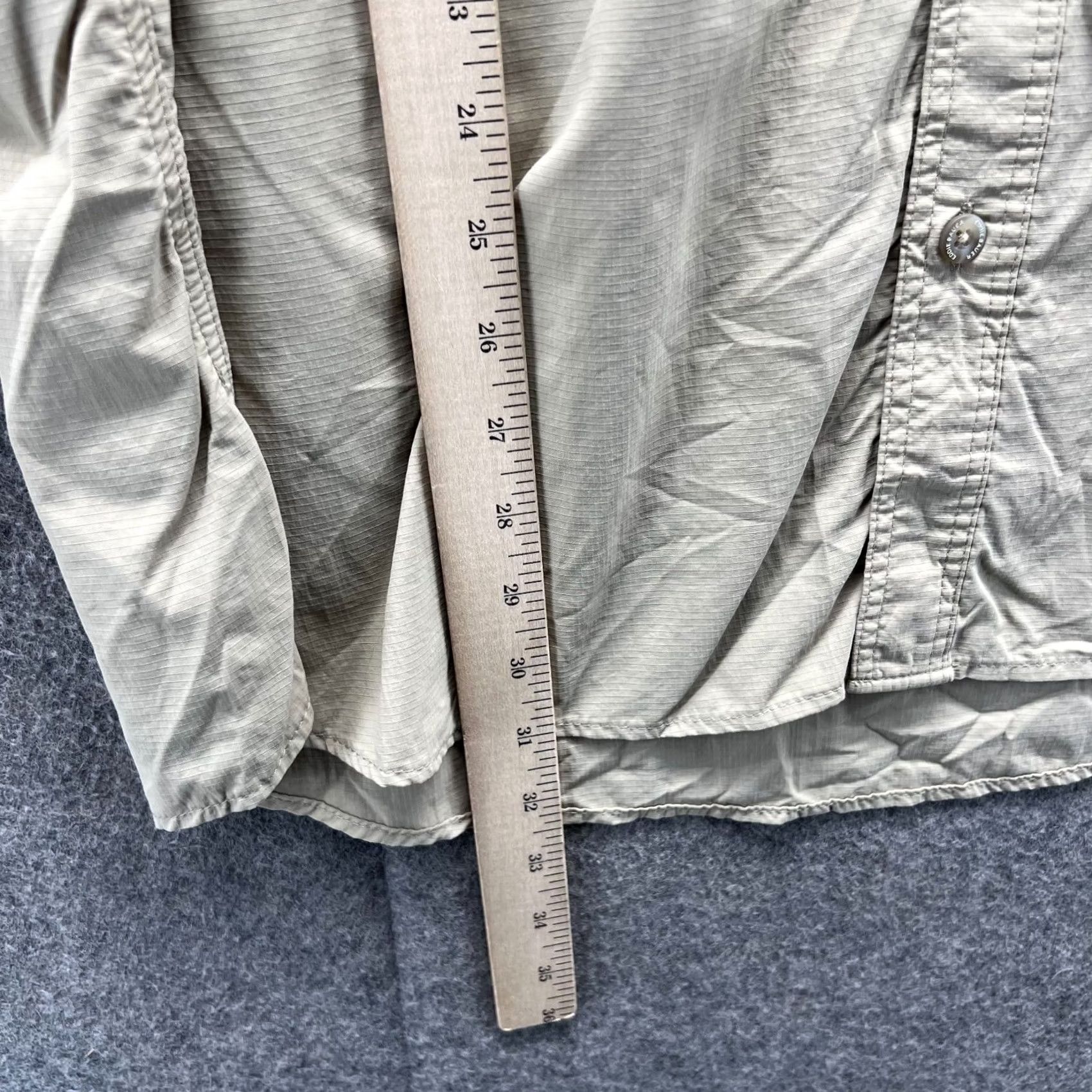 Eddie Bauer VINTAGE: Eddie Bauer Shirt Mens XLT Beige Button Down Vented Tan Outdoors Lined Hiking Size US XL / EU 56 / 4 - 4 Thumbnail