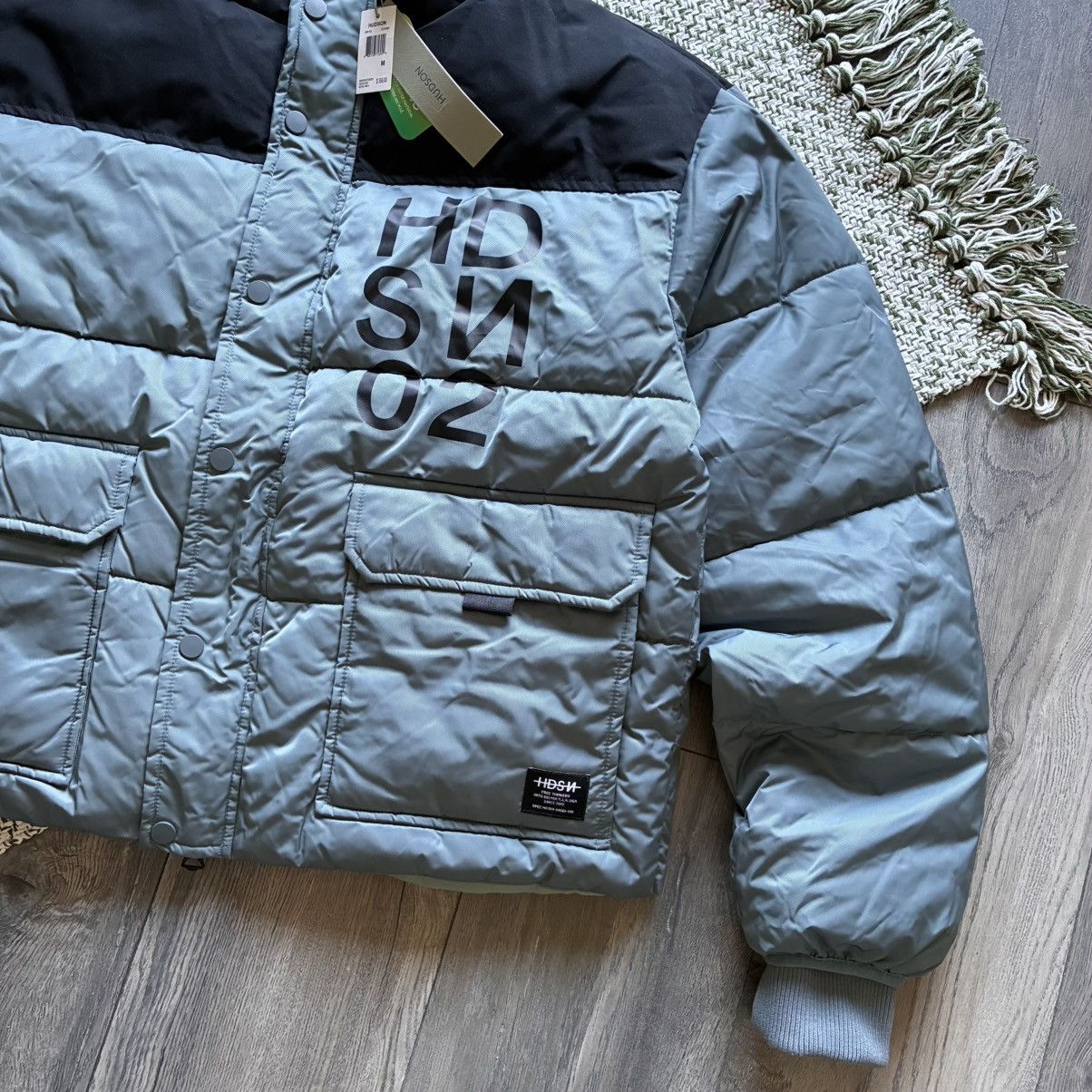 Hudson HUDSON Quilt Short Puffer Jacket in Stormy Blue Size US M / EU 48-50 / 2 - 2 Thumbnail