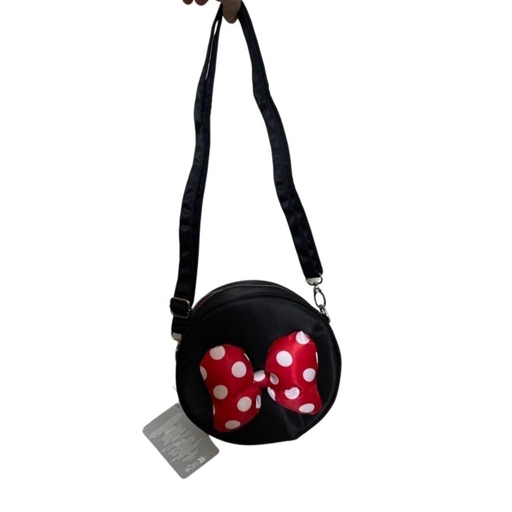 Disney Disney Authentic Minnie Crossbody Bag with Red Bow. Size ONE SIZE - 1 Thumbnail