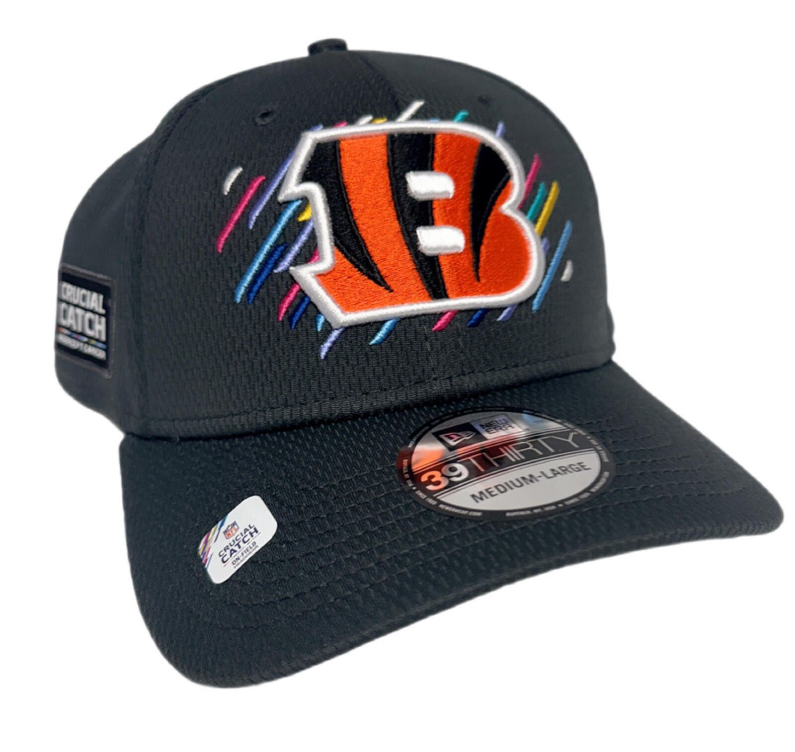 New Era New Era Cincinnati Bengals Crucial Catch 39THIRTY Stretch Size ONE SIZE - 1 Preview