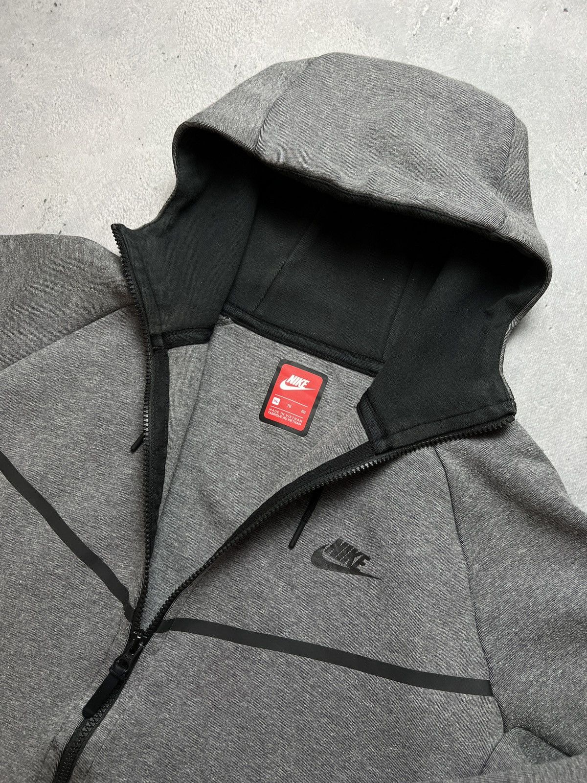 Nike 🔥 Grey Nike Tech Fleece Full Suit Oversize Drill Track Suit Size US XL / EU 56 / 4 - 21 Thumbnail