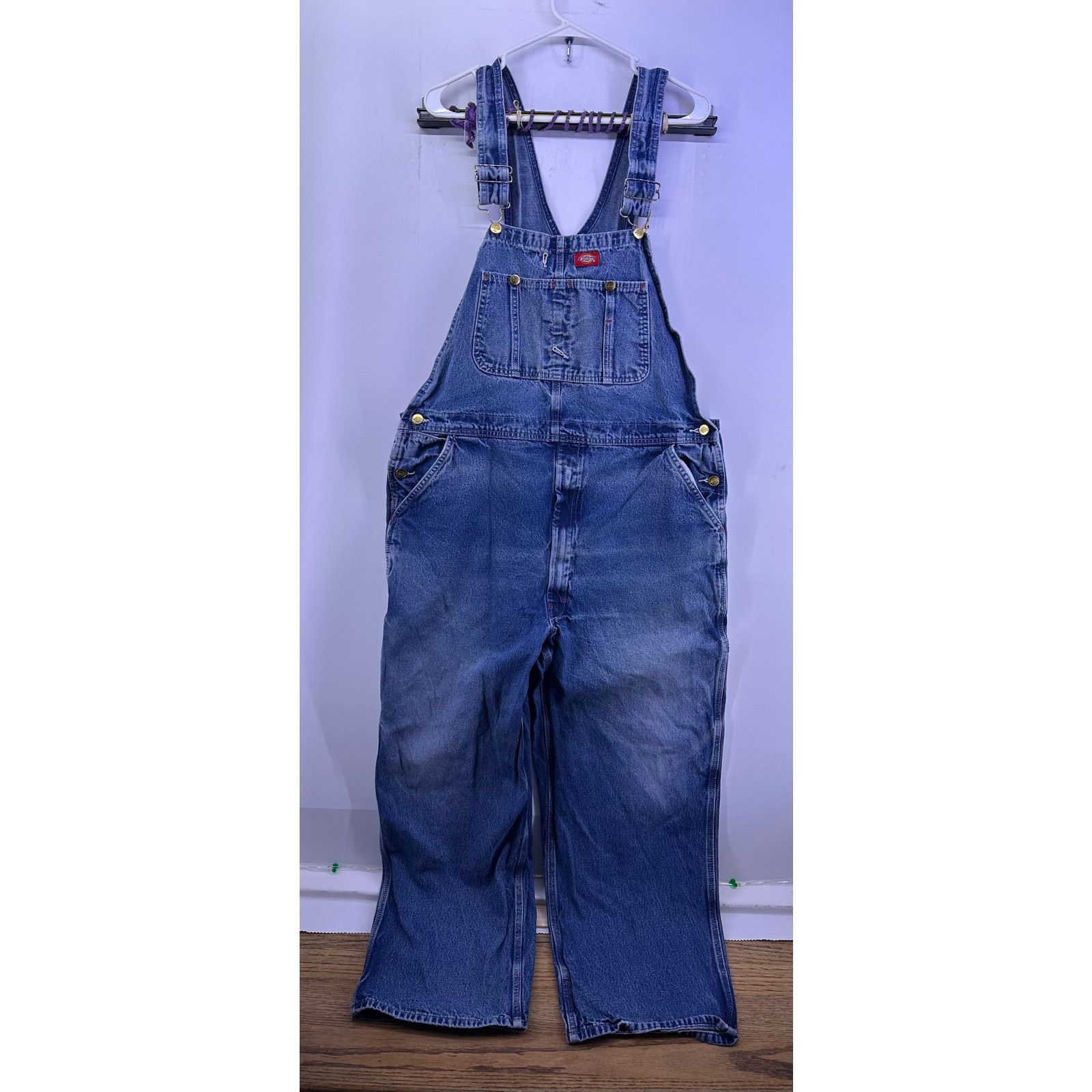 Dickies Dickies Blue Bib Demin Overall No Tag Might Be L/XL Size US 30 / EU 46 - 1 Thumbnail