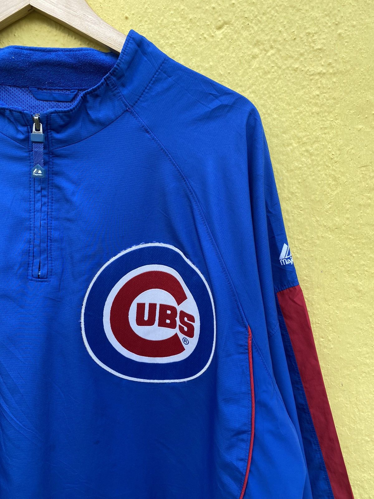 Majestic Majestic Ubs MLB windbreaker half zipper jacket Size US XL / EU 56 / 4 - 7 Thumbnail