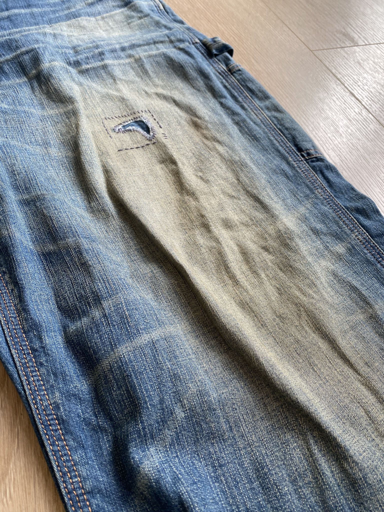 RRL Ralph Lauren Polo Ralph Lauren Relaxed Fit Distressed Carpenter Jean Size US 38 / EU 54 - 12 Thumbnail