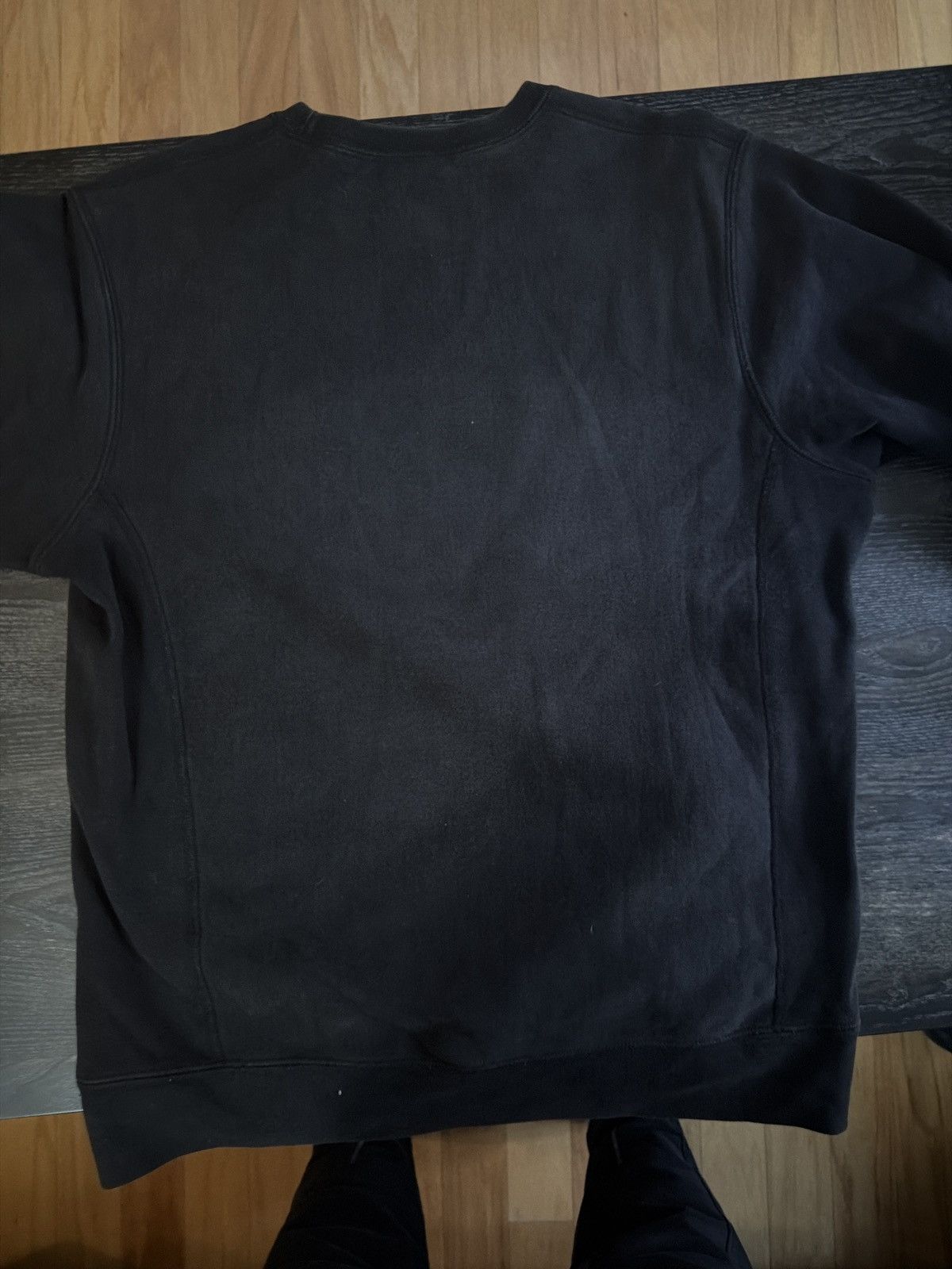 Supreme Supreme black on black crewneck size XL Size US XL / EU 56 / 4 - 1 Thumbnail