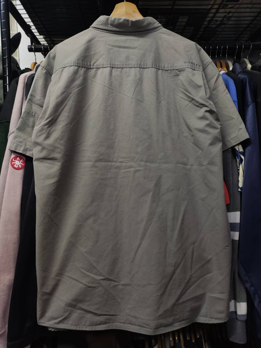 Oakley Oakley Button Up Short Sleeve Shirt Size US XXL / EU 58 / 5 - 10 Thumbnail