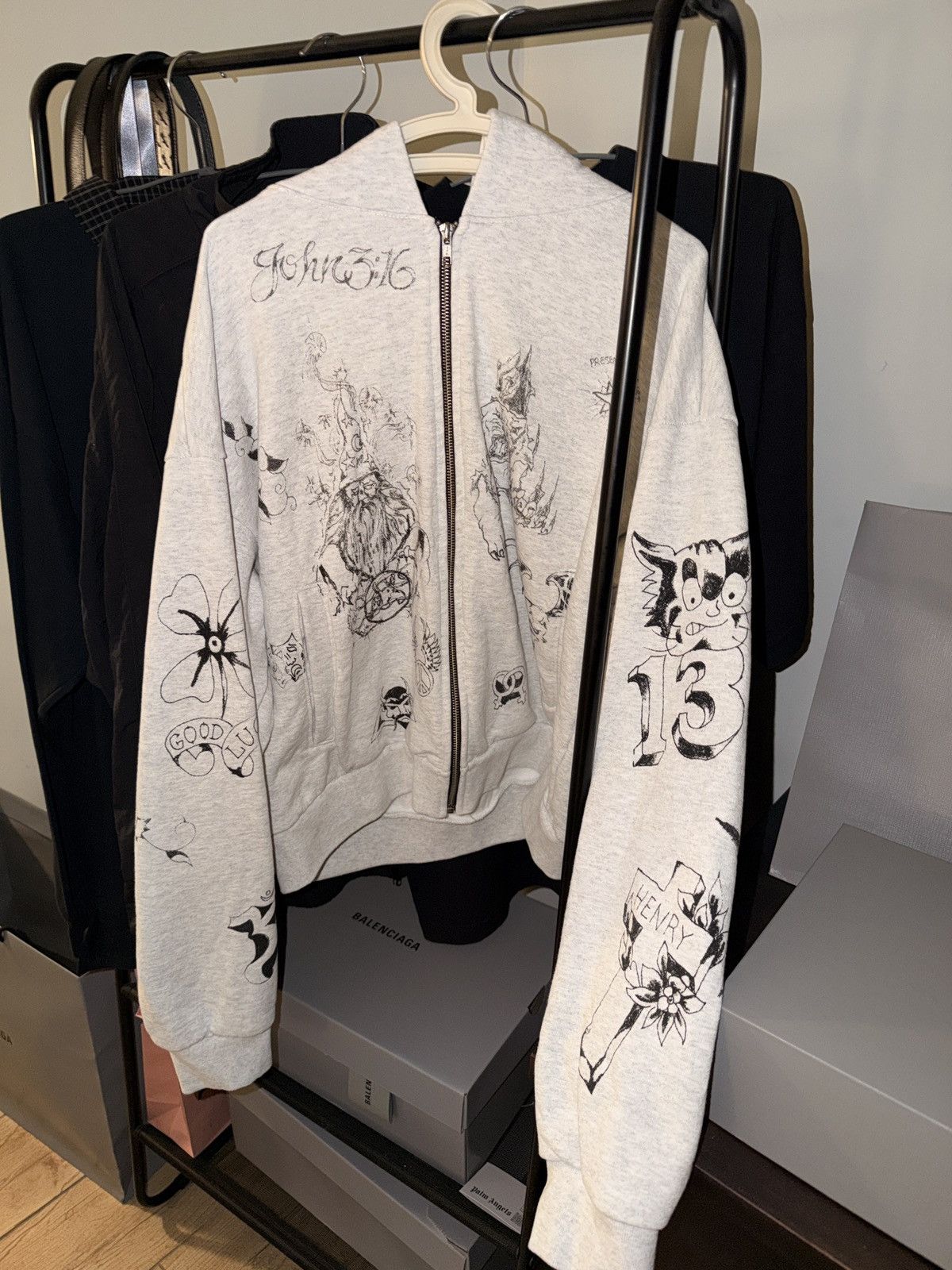 BASKETCASE GALLERY SAILOR ZIP HOODIE