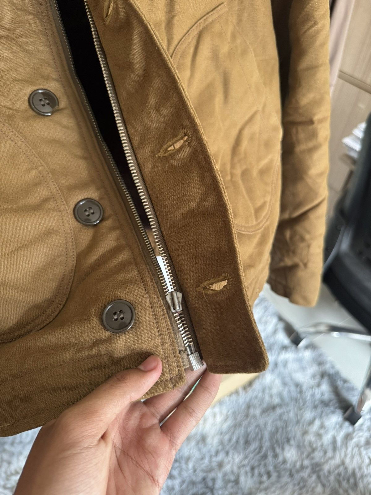 Other VERY RARE FREEWHEELERS DECK JACKET VINTAGE 1940s USN BUCANER Size US S / EU 44-46 / 1 - 11 Thumbnail