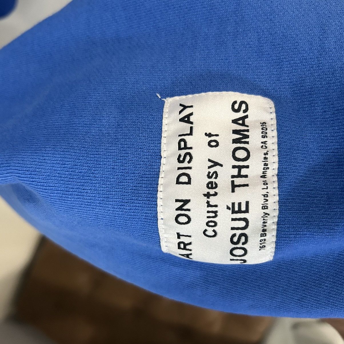 Gallery Dept. Gallery Dept Oversized Logo Print Cotton Jersey Hoodie Blue Size US XXL / EU 58 / 5 - 5 Thumbnail