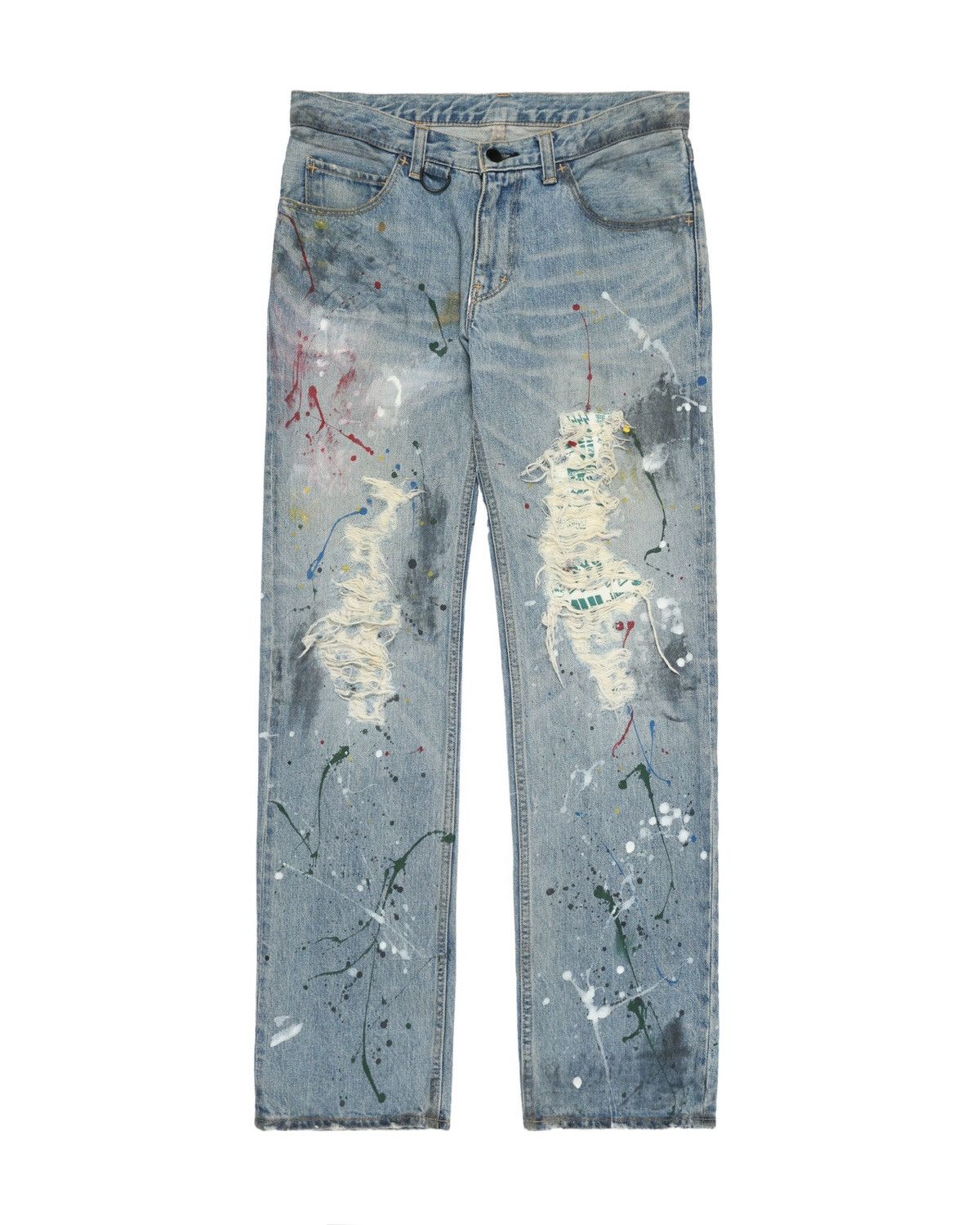 SS06 “Welcome to the Shadow” Paint-Splatter Denim