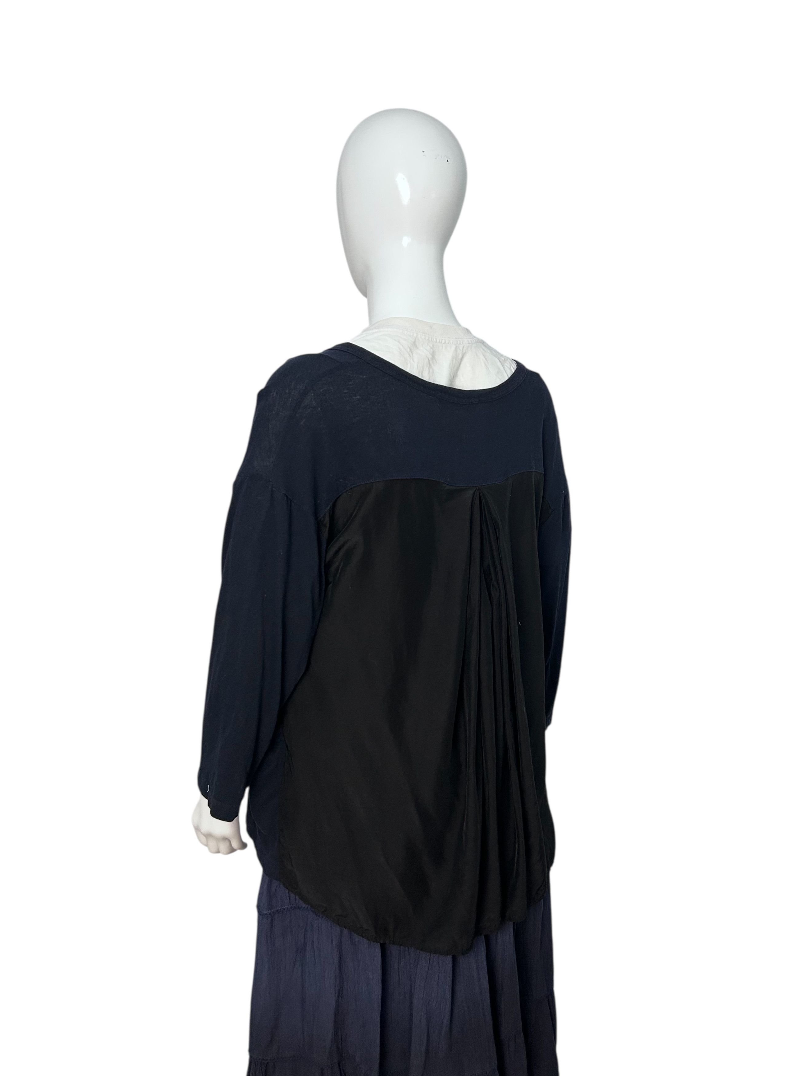 Zucca Vintage Zucca by Issey Miyake Navy Button-Up Cardigan Size M / US 6-8 / IT 42-44 - 4 Thumbnail