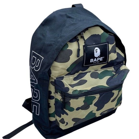 Bape Bape Black and Green Camouflage Backpack Size ONE SIZE - 1 Thumbnail