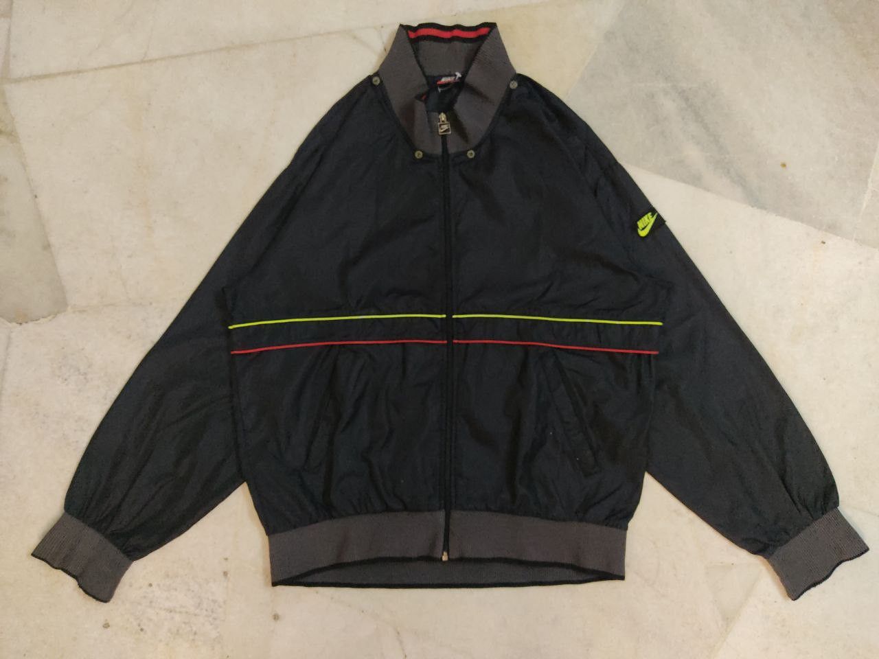 Nike Vintage 80s Blue Tag Nike Windbreaker Size US M / EU 48-50 / 2 - 1 Thumbnail
