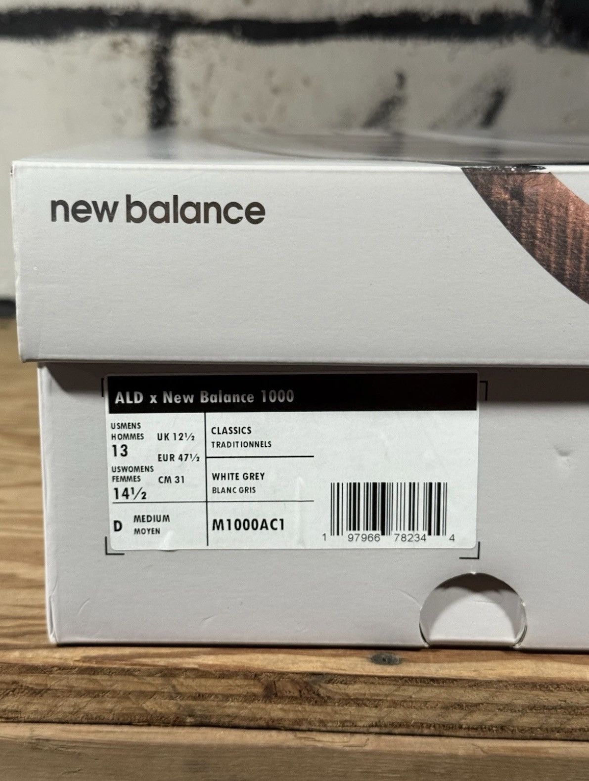 Aime Leon Dore × New Balance New Balance 1000 Aime Leon Dore White M1000AC1 Mens Size 13 Size US 13 / EU 46 - 10 Thumbnail