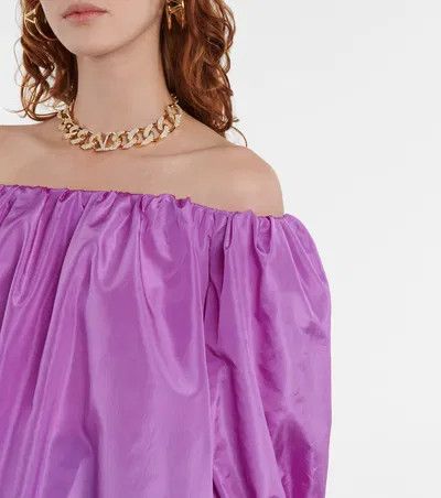Valentino o1y0326 Blouse in Purple Size S / US 4 / IT 40 - 2 Thumbnail