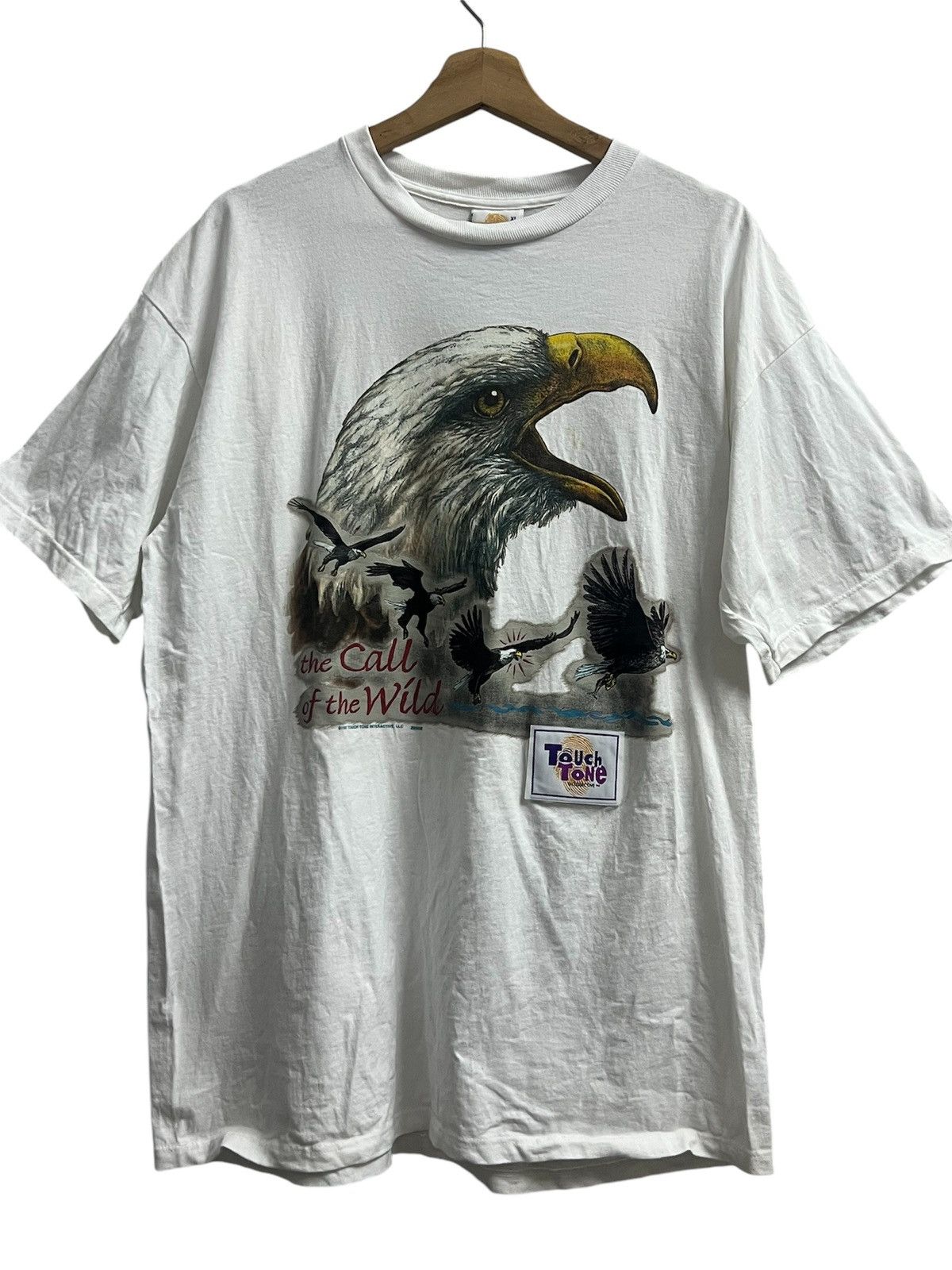 Vintage 90s vintage touch tone by Wild Oats tee eagles pic Size US XL / EU 56 / 4 - 1 Thumbnail