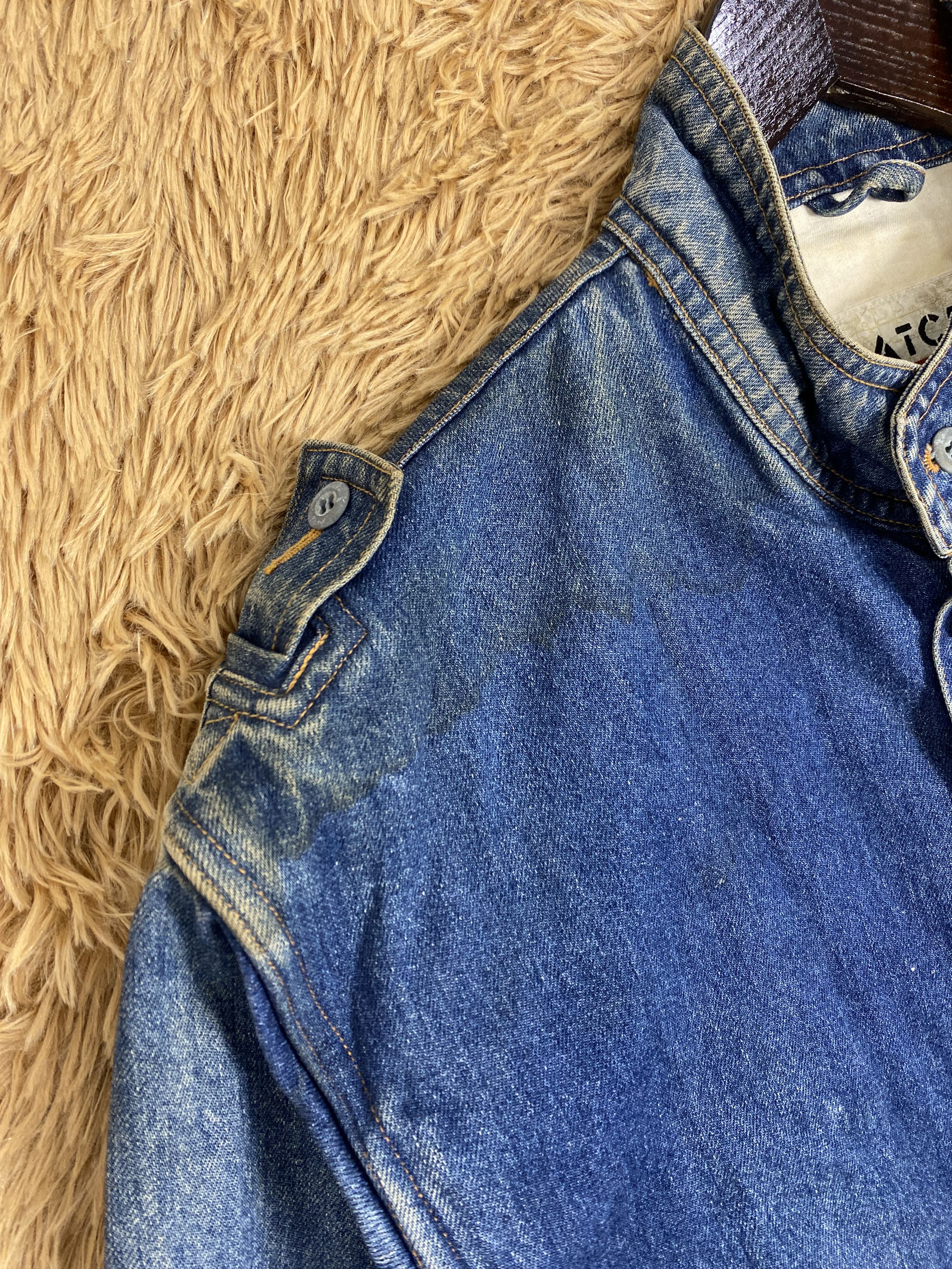 Japanese Brand × Vintage Vintage Potlatch Denim Jacket Size US L / EU 52-54 / 3 - 3 Thumbnail