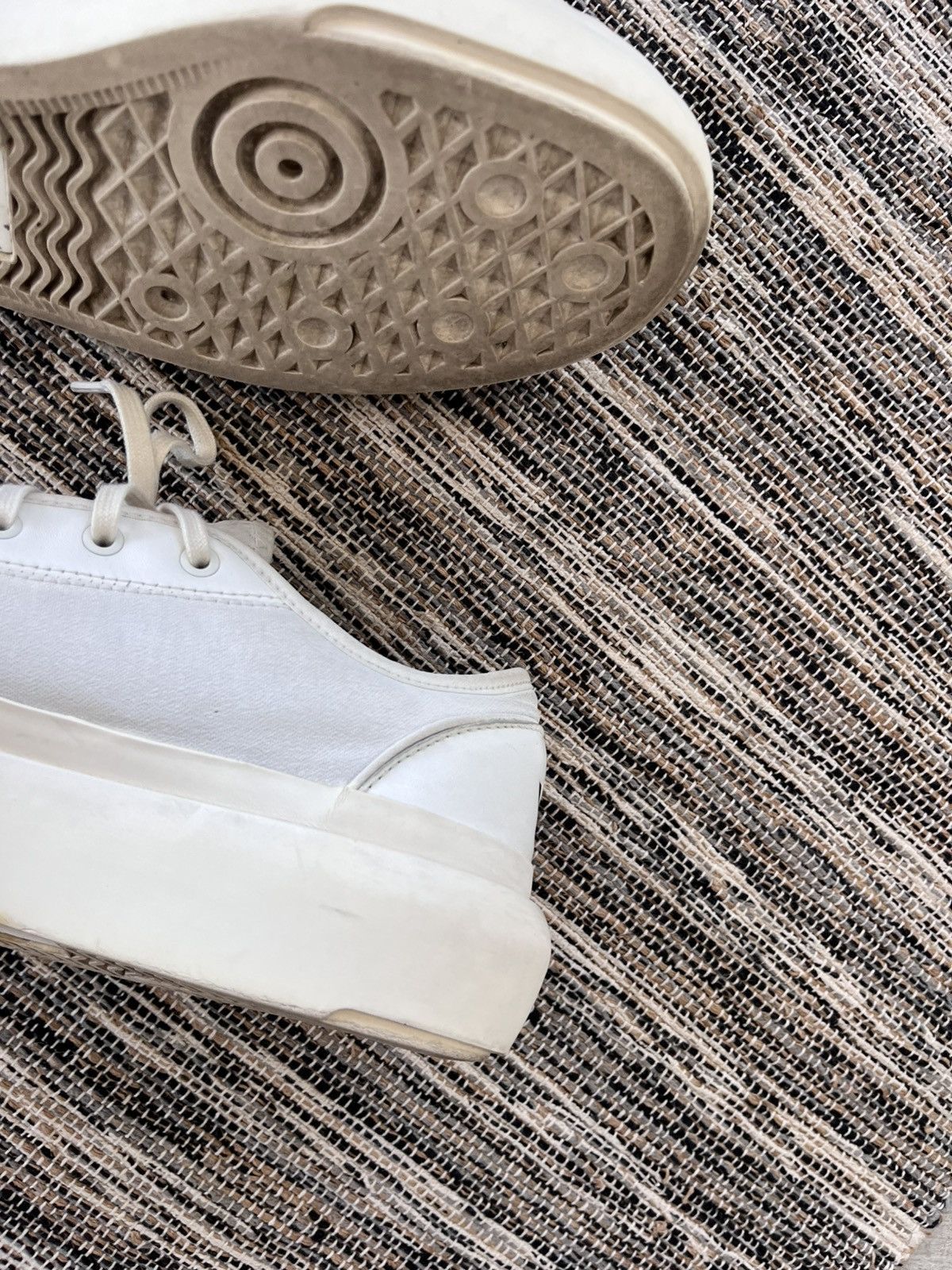 Adidas × Y-3 Vintage Adidas Y3 Ajatu Court Low Sneakers White Leather Y2K Size US 11 / EU 44 - 12 Thumbnail