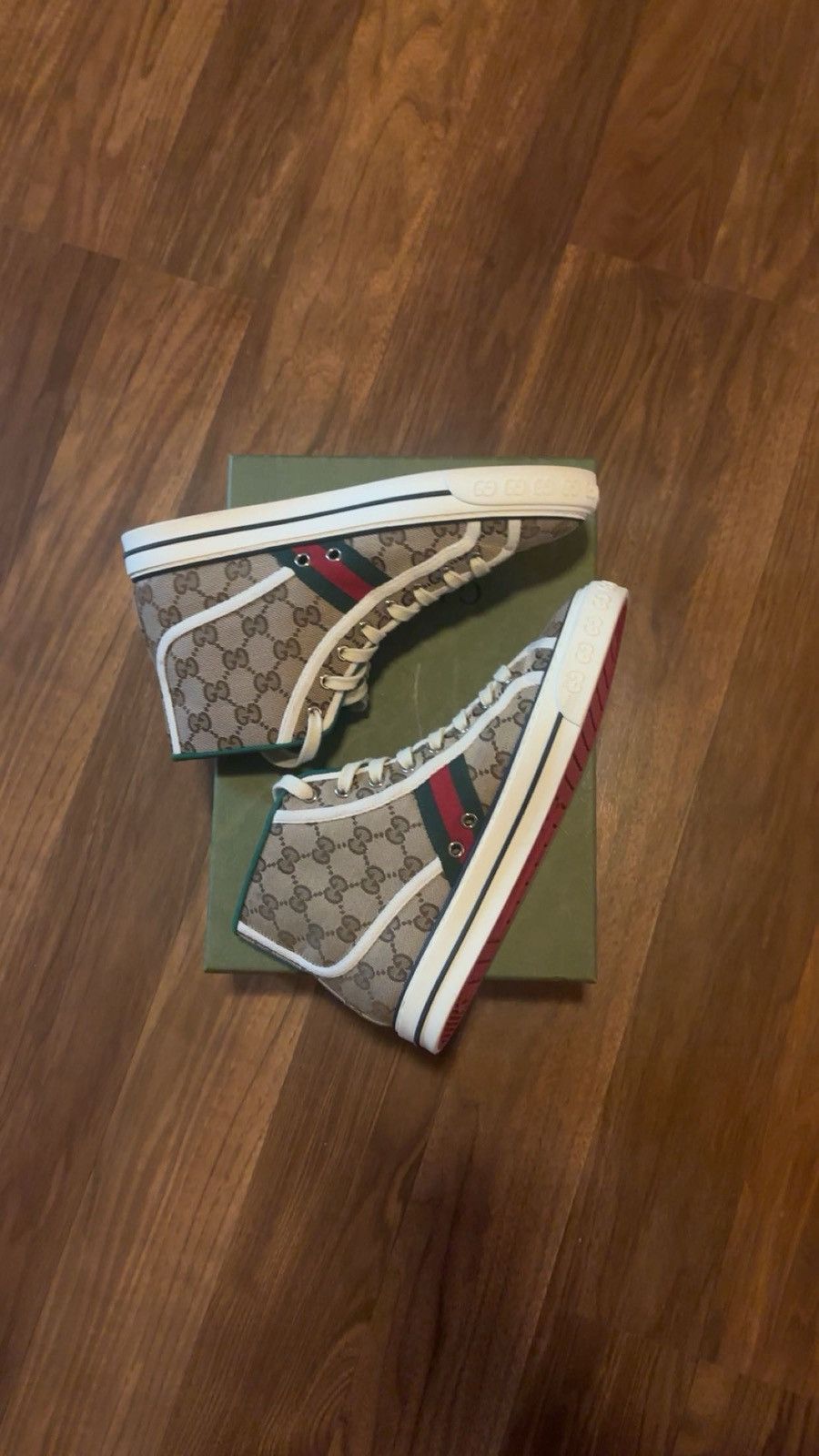 Gucci Gucci Tennis 1977 High Top GG Women 39 Size US 9 / IT 39 - 5 Thumbnail