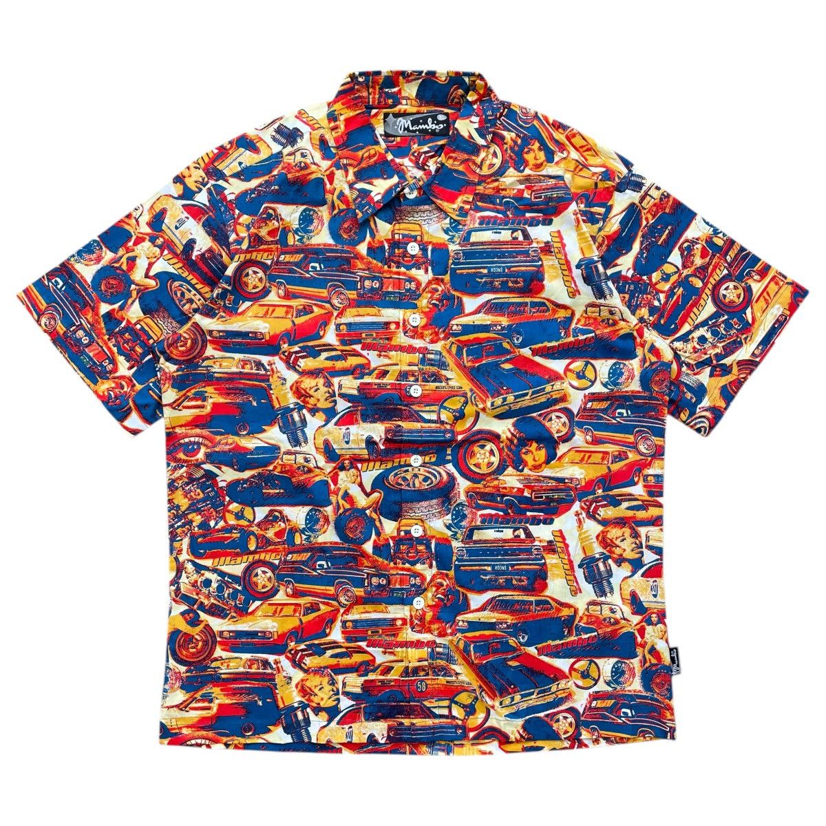Mambo × Vintage VINTAGE Y2K MAMBO LOUD CAR GIRL BUTTON UPS SHIRT Size US XL / EU 56 / 4 - 1 Thumbnail