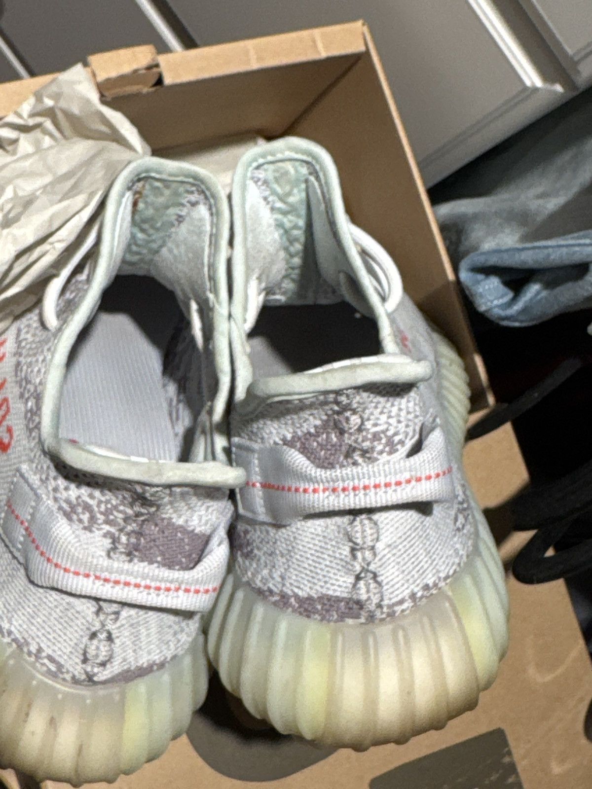 Adidas adidas Yeezy Boost 350 V2 blue tint Size US 10.5 / EU 43-44 - 12 Thumbnail