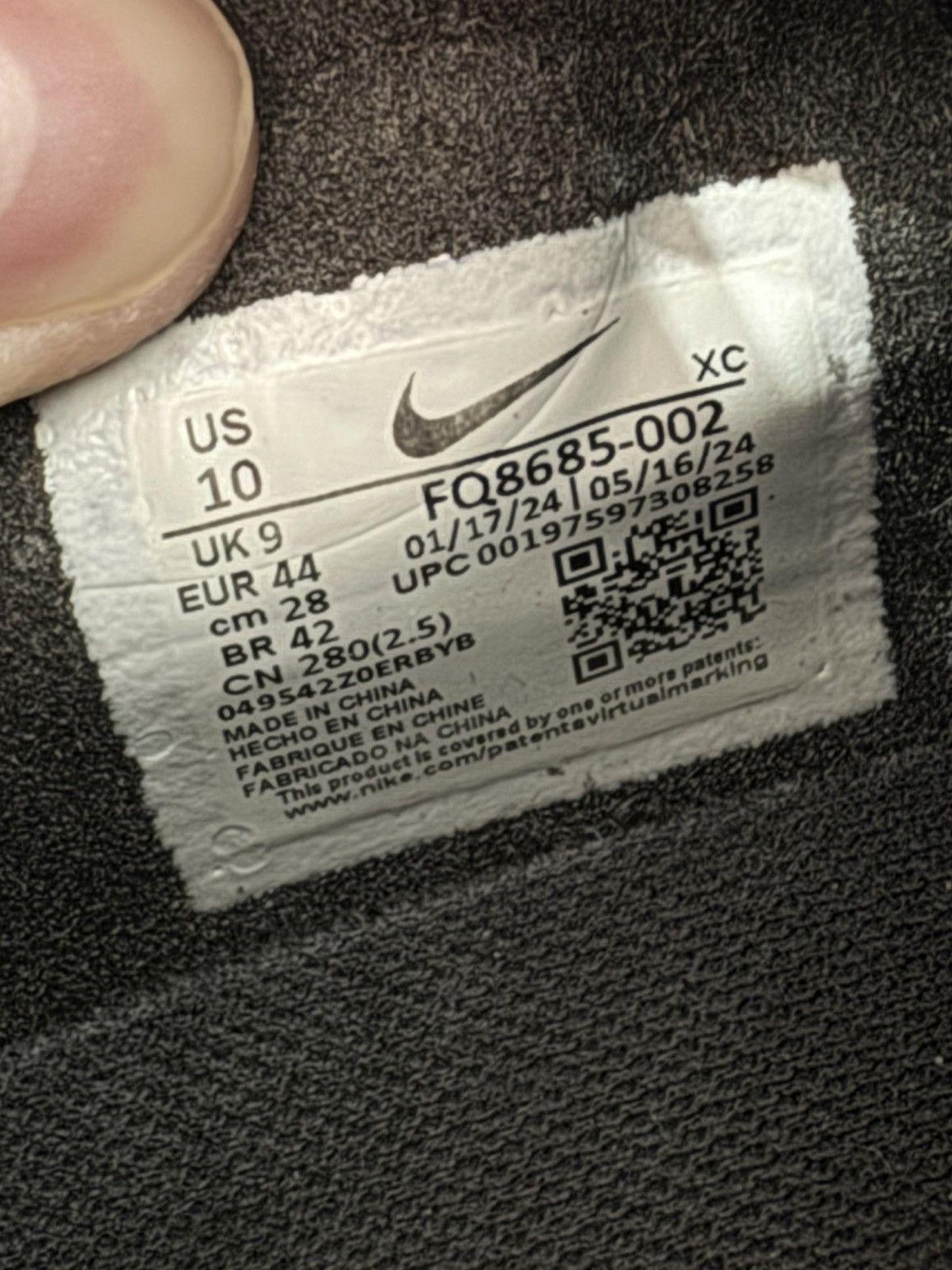 Nike Nike Mercurial Zoom Vapor 16 Pro FG Shadow Soccer Boots 44 Size US 10.5 / EU 43-44 - 14 Thumbnail