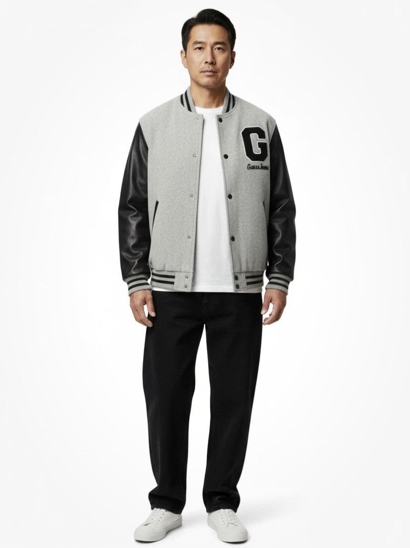 Guess Guess vintage Reversible varsity jacket Size US L / EU 52-54 / 3 - 2 Thumbnail