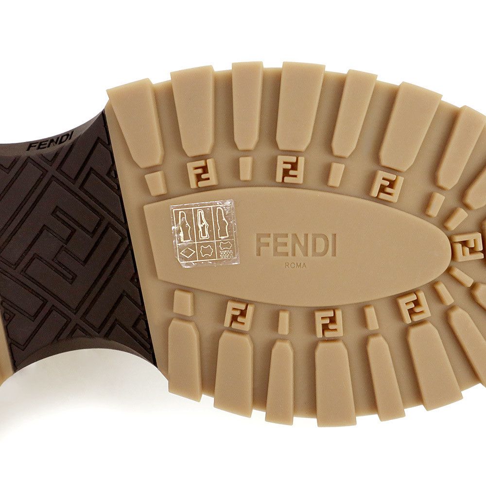 Fendi FENDI O Lock Zucca Loafers Shoes Size US 5 / IT 35 - 9 Thumbnail